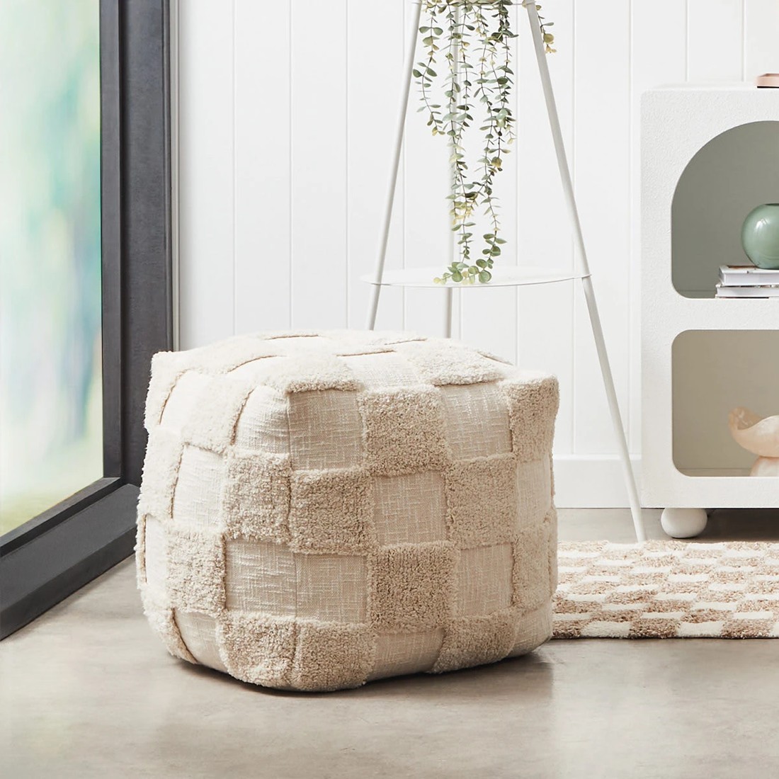 1 Checker Ottoman, 1 of 7