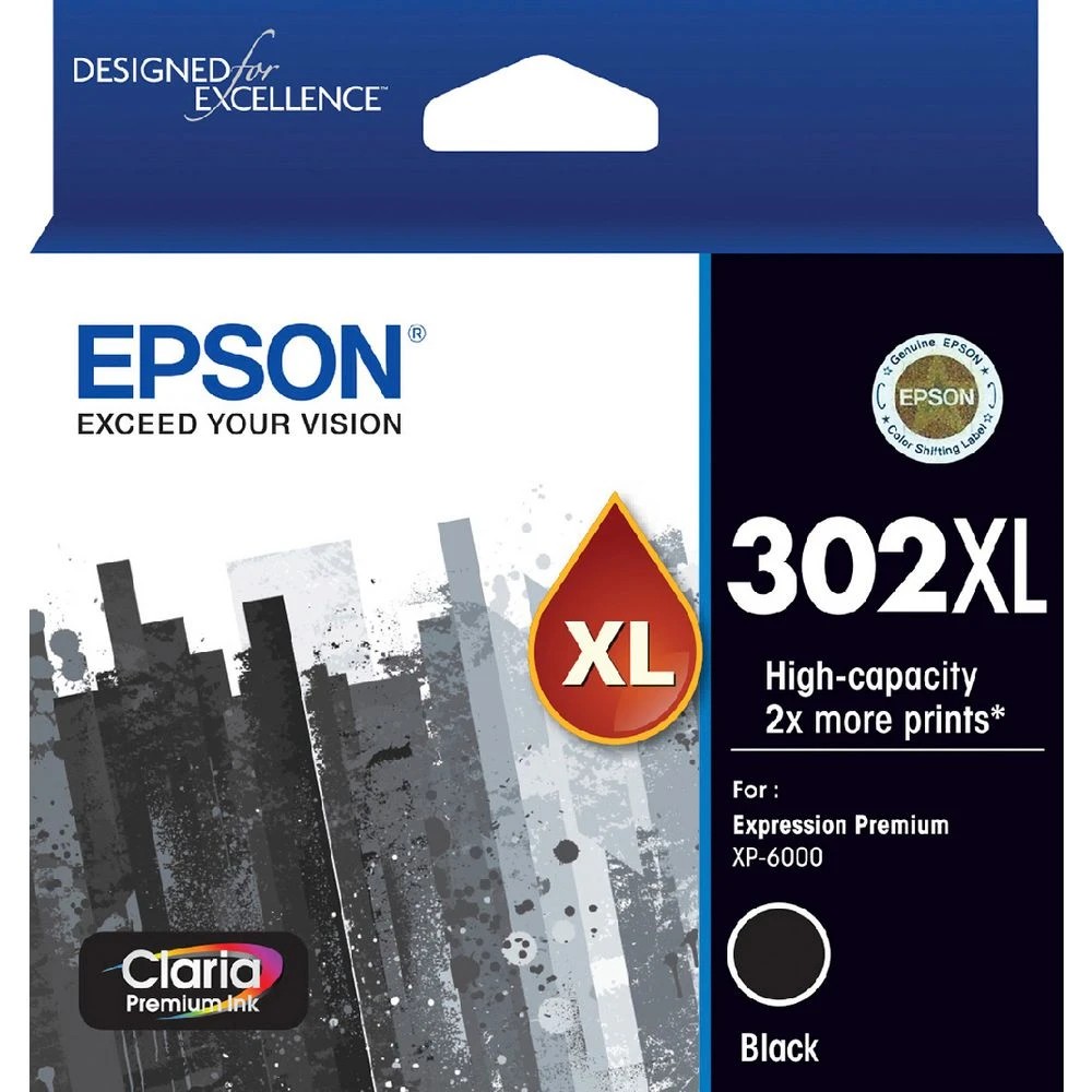 1 Epson 302XL Premium Ink Cartridge Black, 1 of 1
