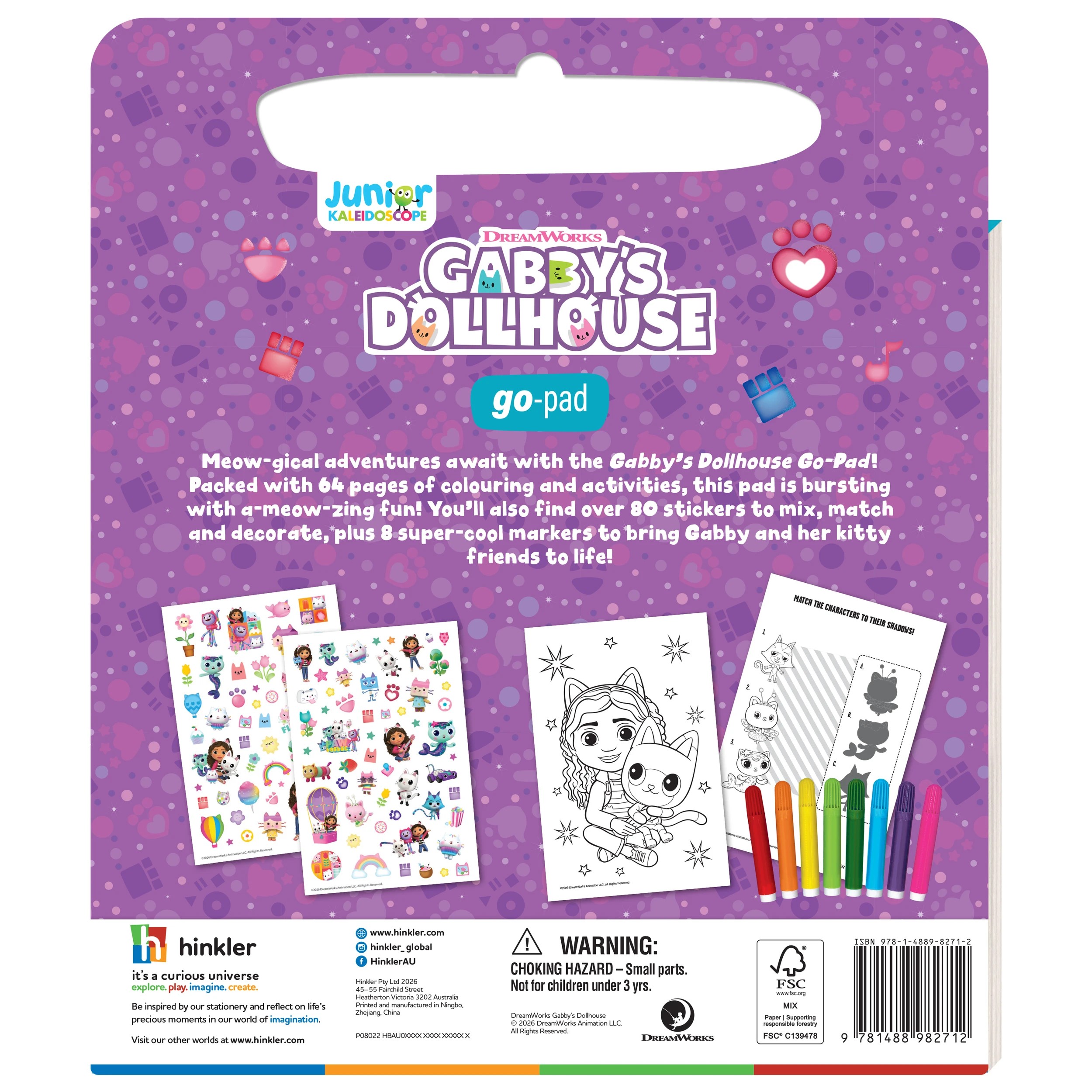 2 DreamWorks Jr Kaleidoscope Gabby's Dollhouse Go-Pad - Book, 2 of 5