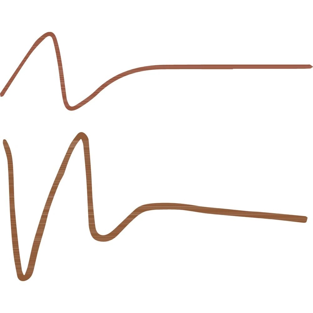 2 Uni-ball Prockey Dual Permanent Marker Fine Brown, 2 of 2