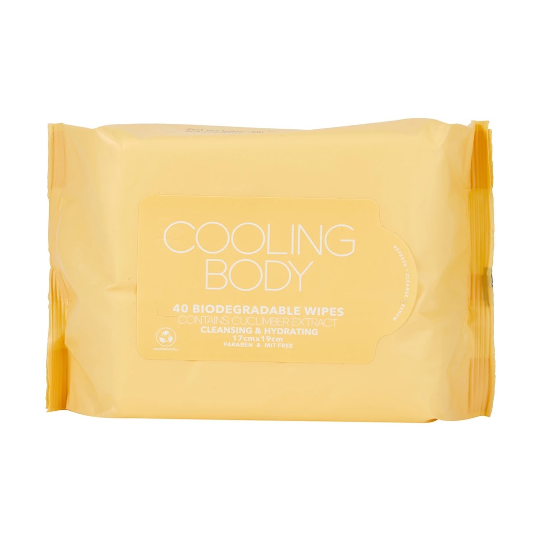 1 40 Pack Cleansing & Hydrating Wipes - Cooling Body, 1 of 4
