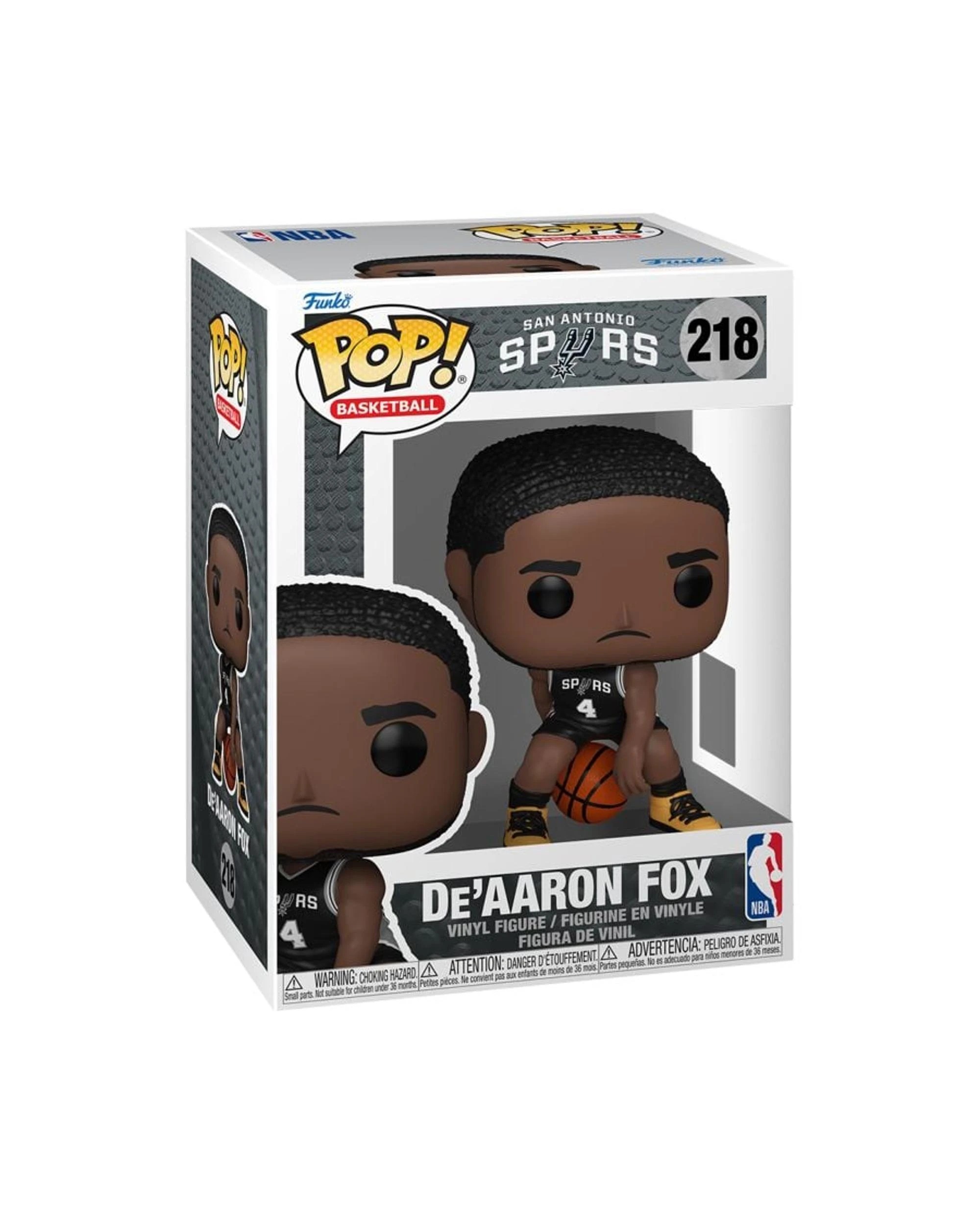 3 NBA Spurs De'Aaron Fox Funko POP! Vinyl, 3 of 3