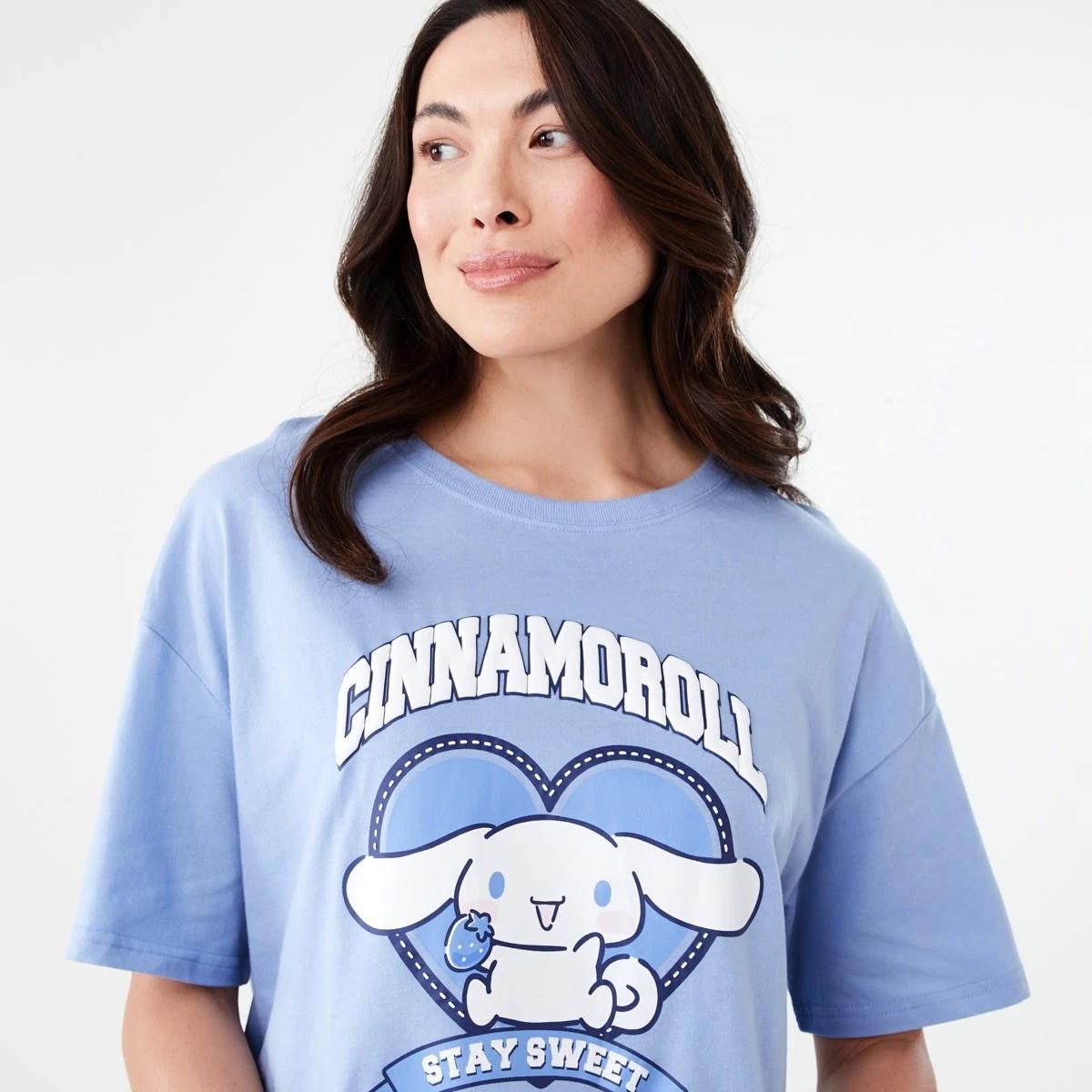 4 Cinnamoroll License Short Sleeve T-shirt CINNAMOROLL BRUNIBLUE, 4 of 5