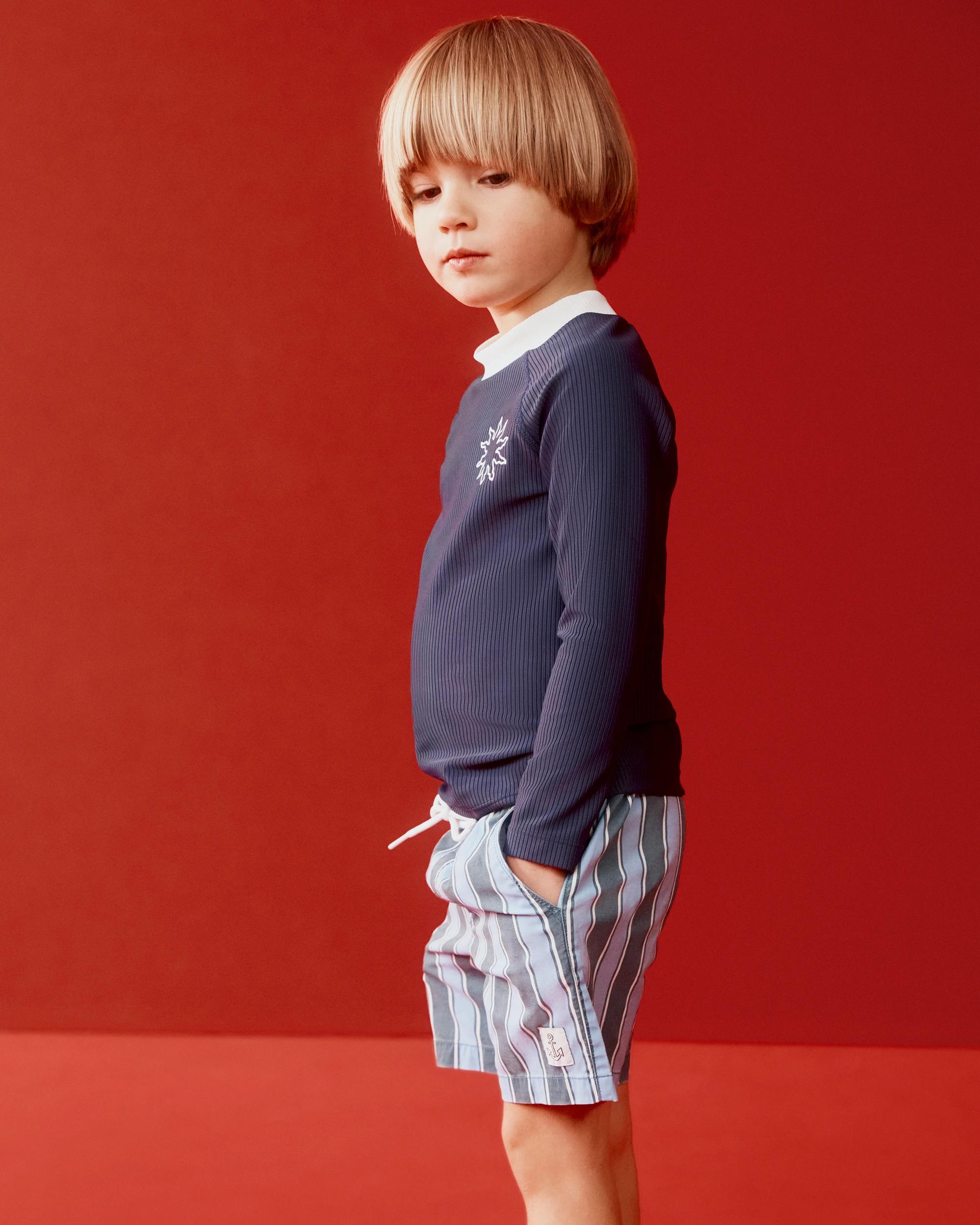 5 Target Ribbed Swim 2 Piece Set NAVY, 5 of 5