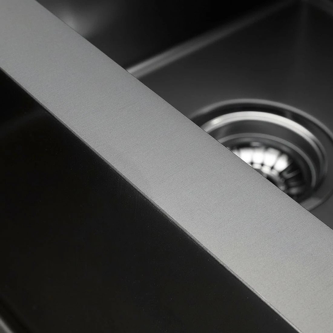 3 Cefito Kitchen Sink 45X30CM Stainless Steel Basin Single Bowl - Black, 3 of 7