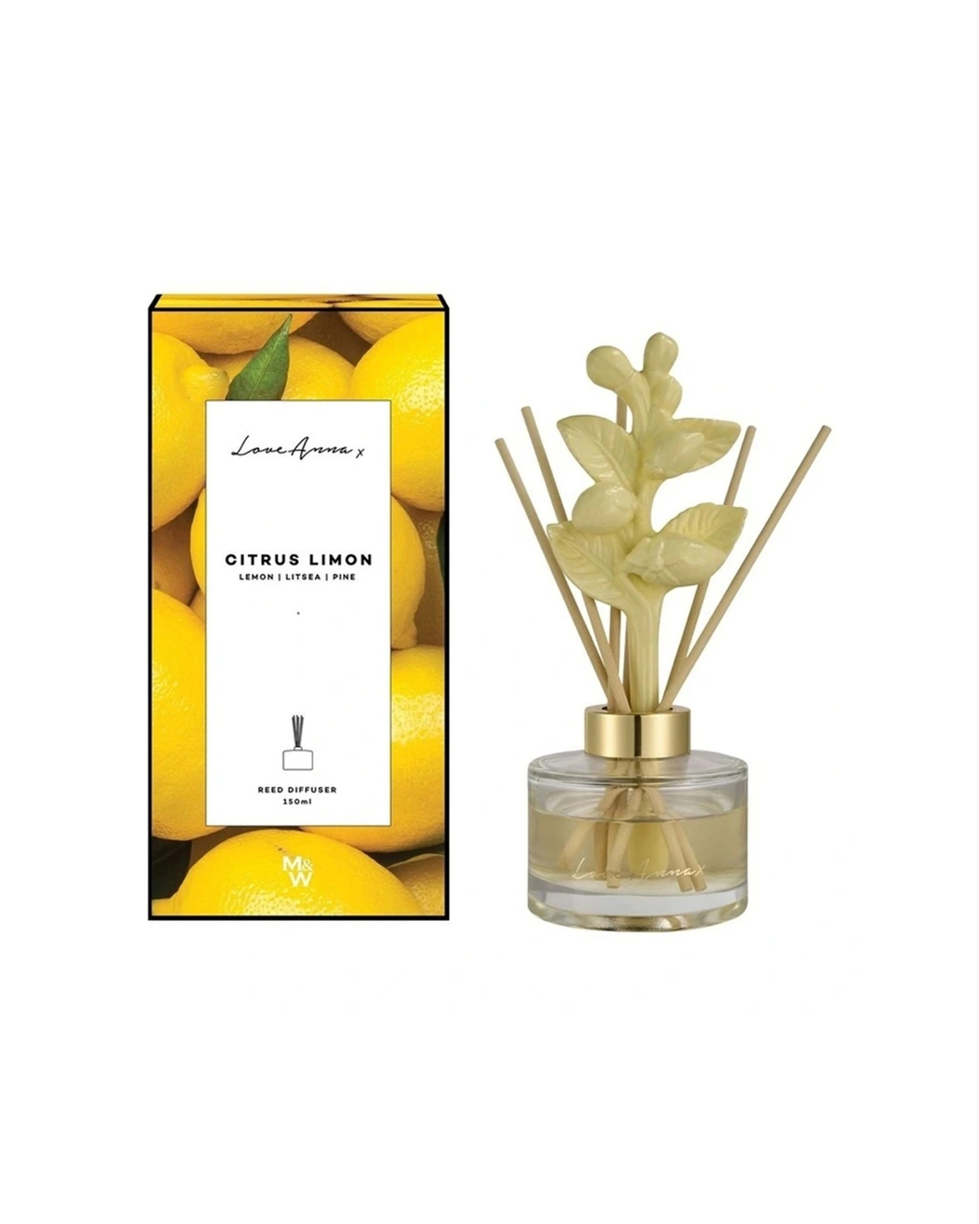 1 Love Anna x Botanika Reed Diffuser Citrus Limon 150ml - Plain, 1 of 1