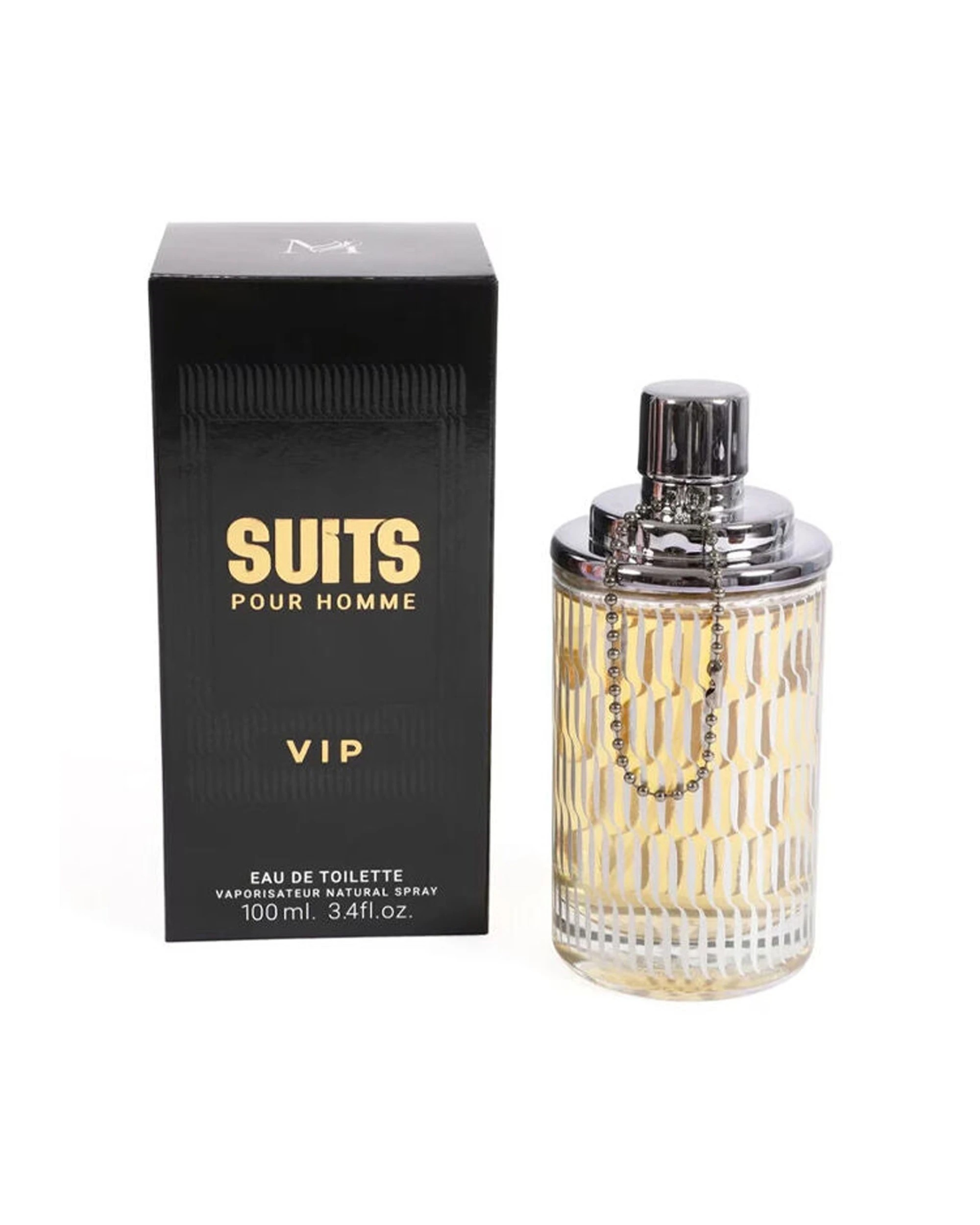 2 Mirage Suits Vip Edt Eau De Toilette Fragrance 100Ml Perfume Spray For Men 2Pk - Black, 2 of 2