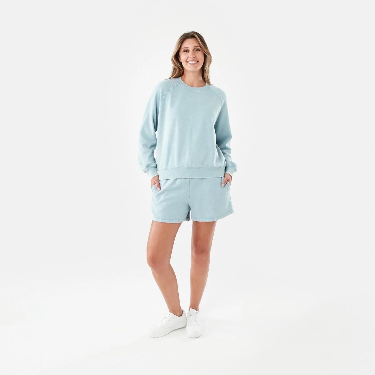 7 Washed Leisure Shorts Blu Breeze, 7 of 7