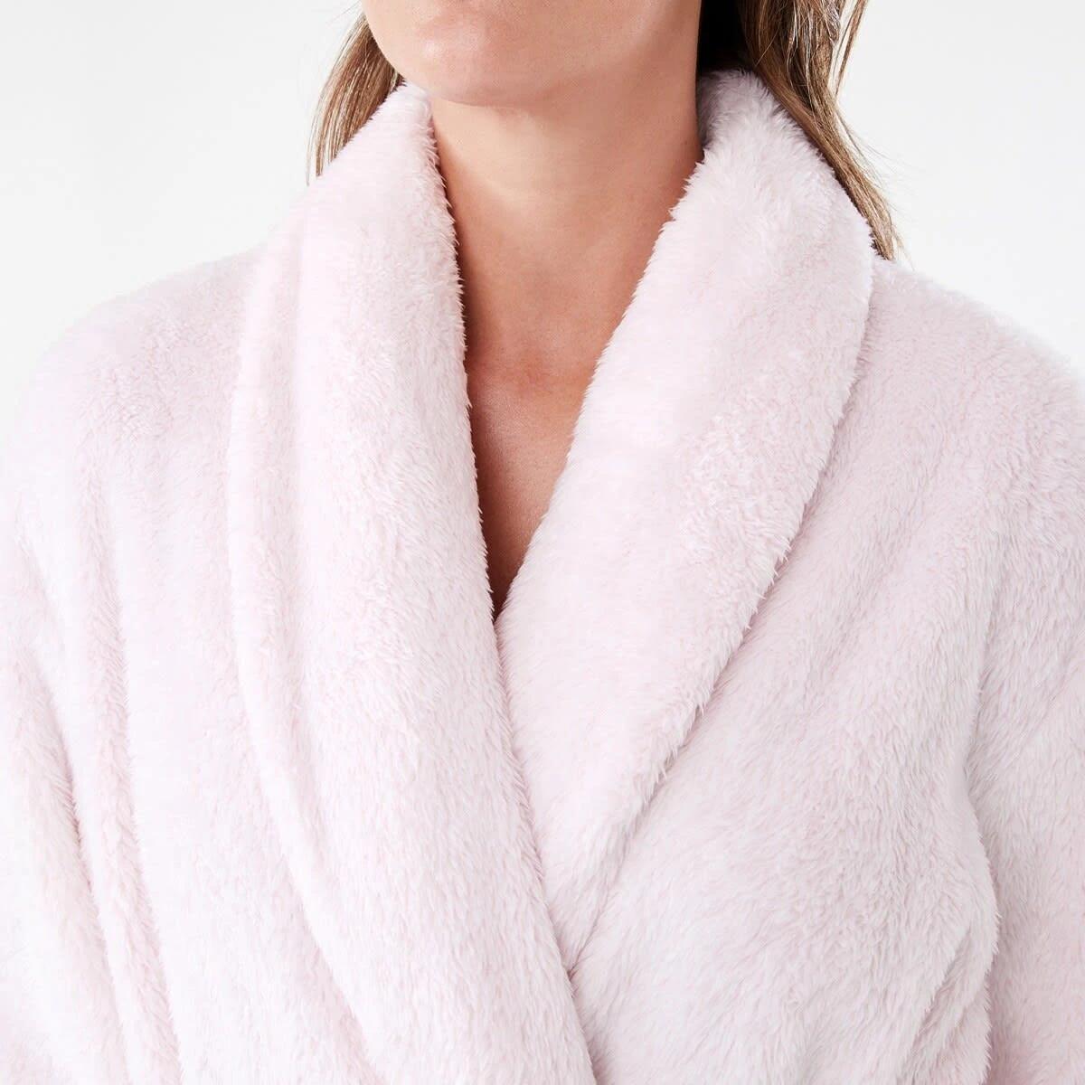 5 Plush Coral Fleece Gown Pink Mix, 5 of 7