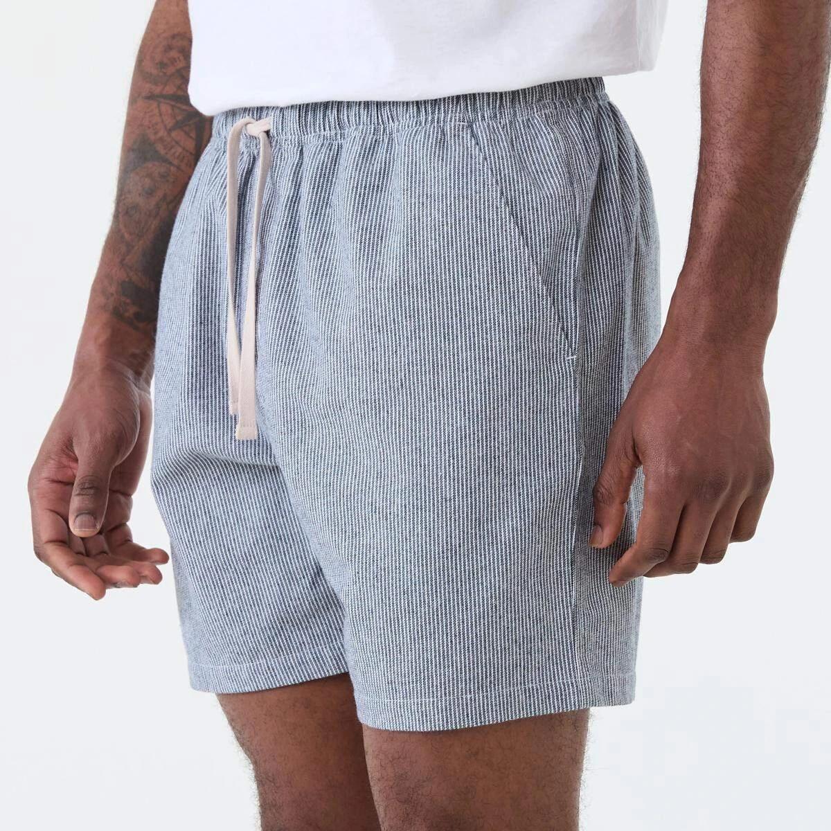 2 Textured Volley Shorts SUMMER STRIPE SKY CAPTAIN, 2 of 6