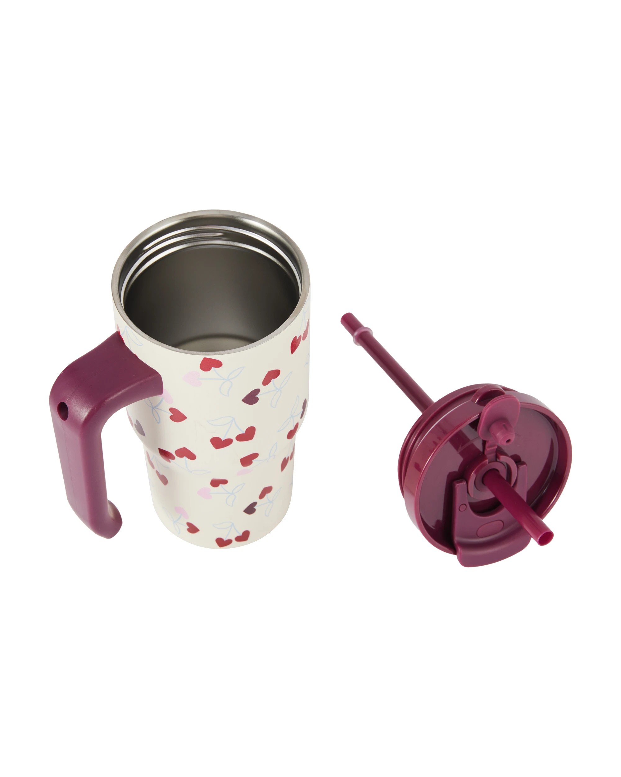 4 600ml Cherry Tumbler with Handle, 4 of 7