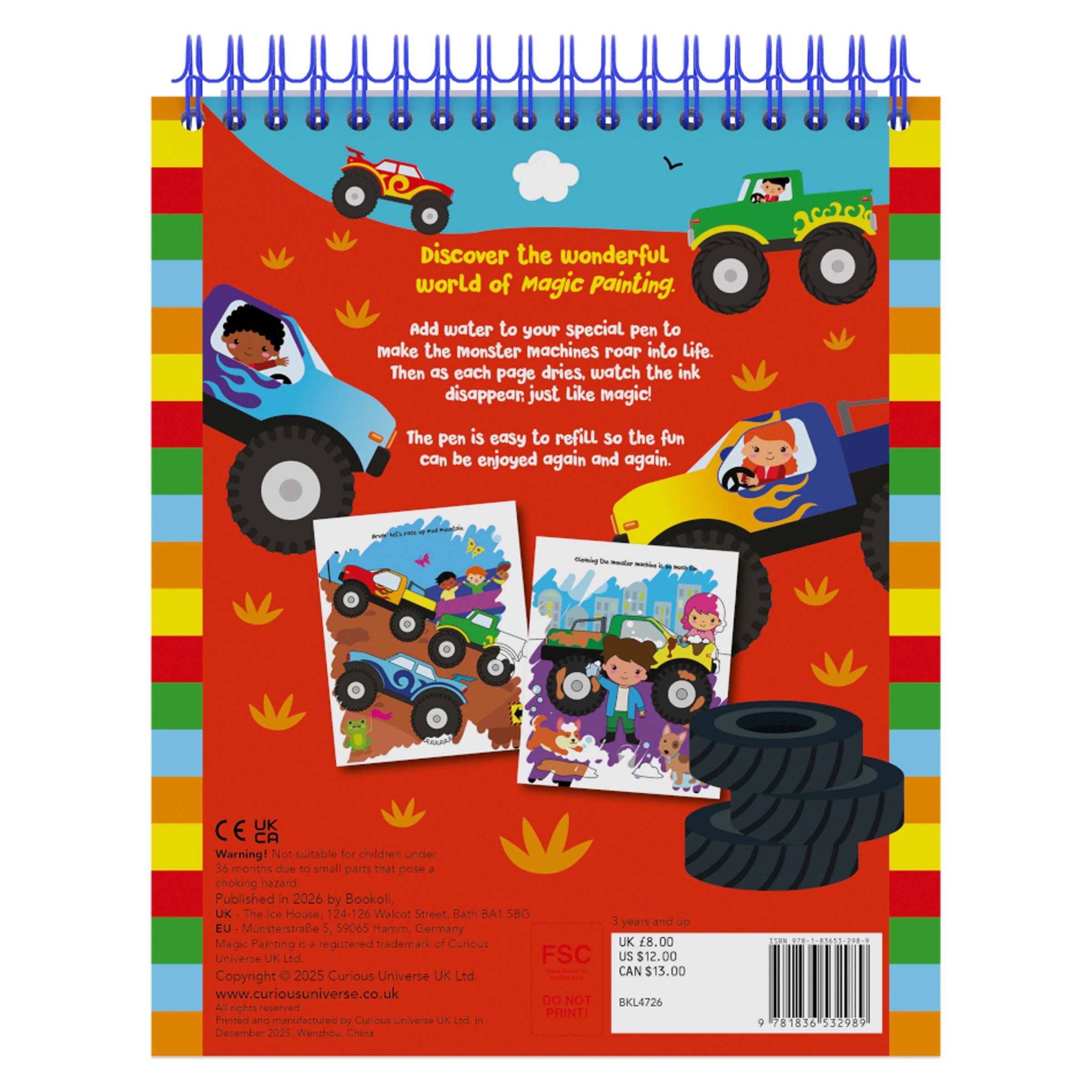 2 Magic Painting: Monster Machines - Book, 2 of 2