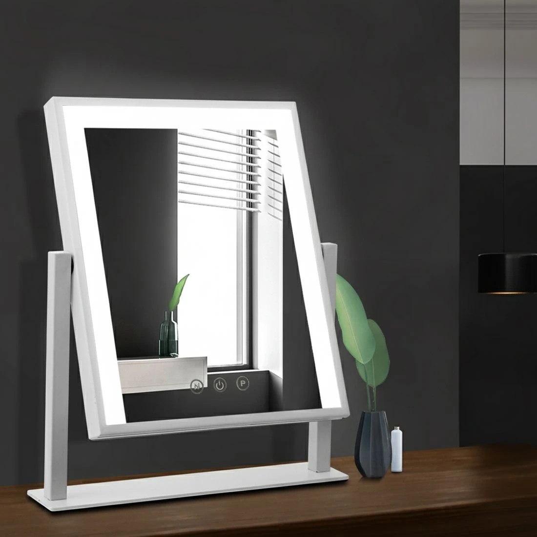 7 Embellir Makeup Mirror 30x40cm Hollywood Vanity with LED Light Rotation - Multi, 7 of 7