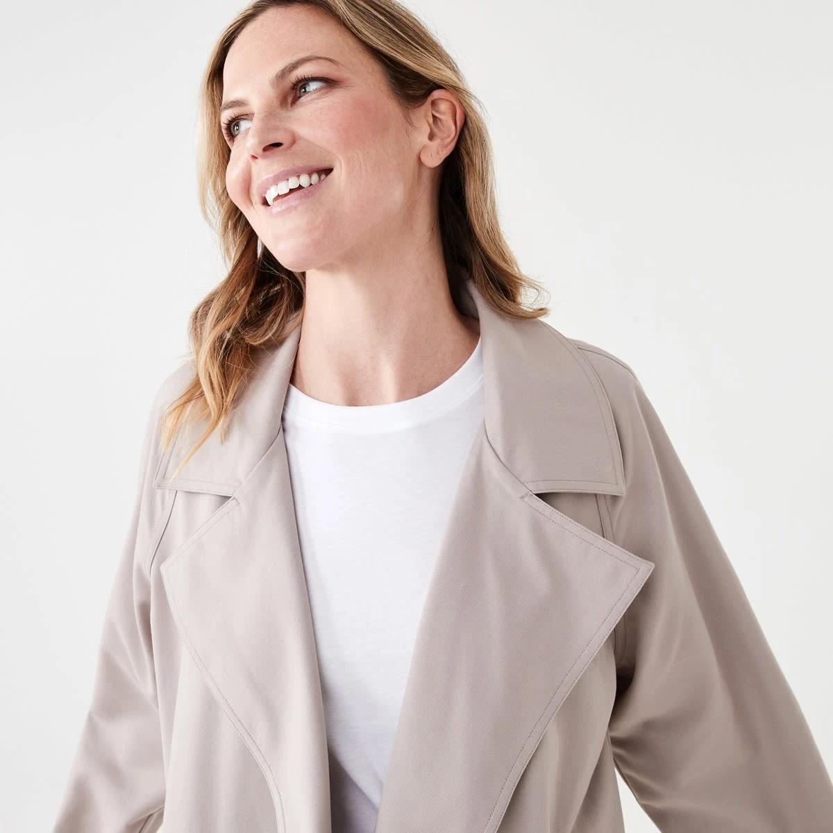 4 Drape Jacket FADED TAUPE, 4 of 6