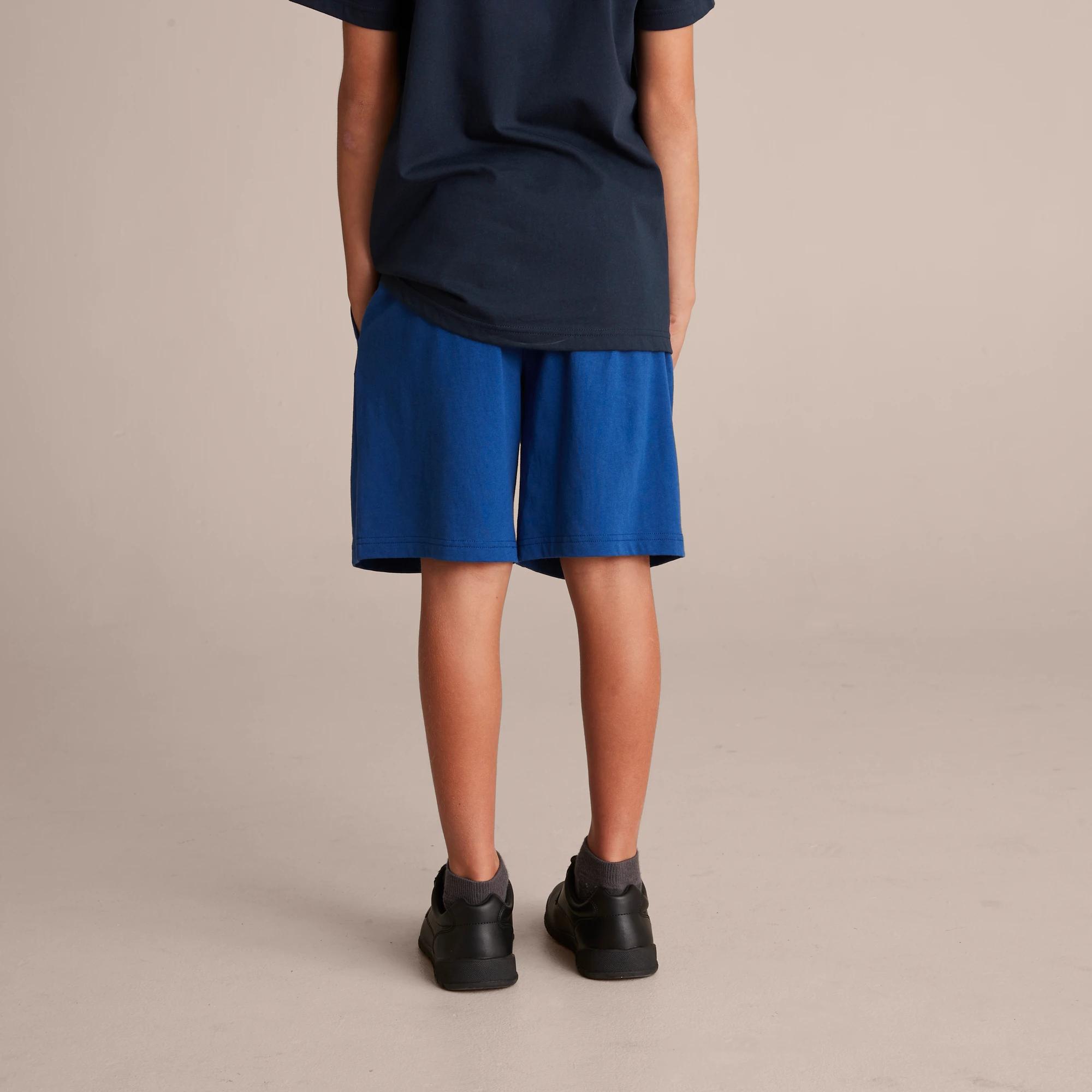 3 Target School Knit Shorts ROYAL BLUE, 3 of 7