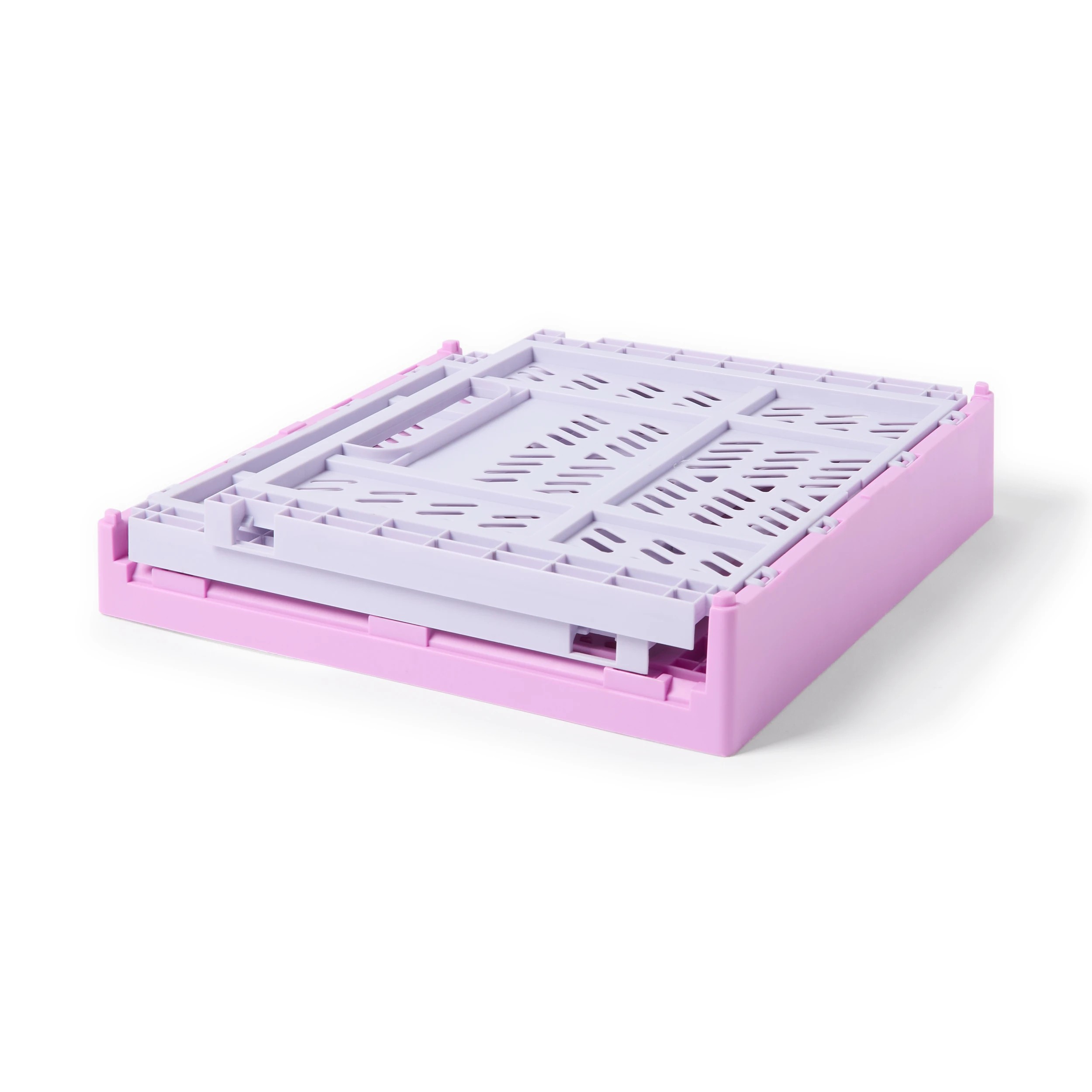 3 17L Square Collapsible Crate - Pink, 3 of 5