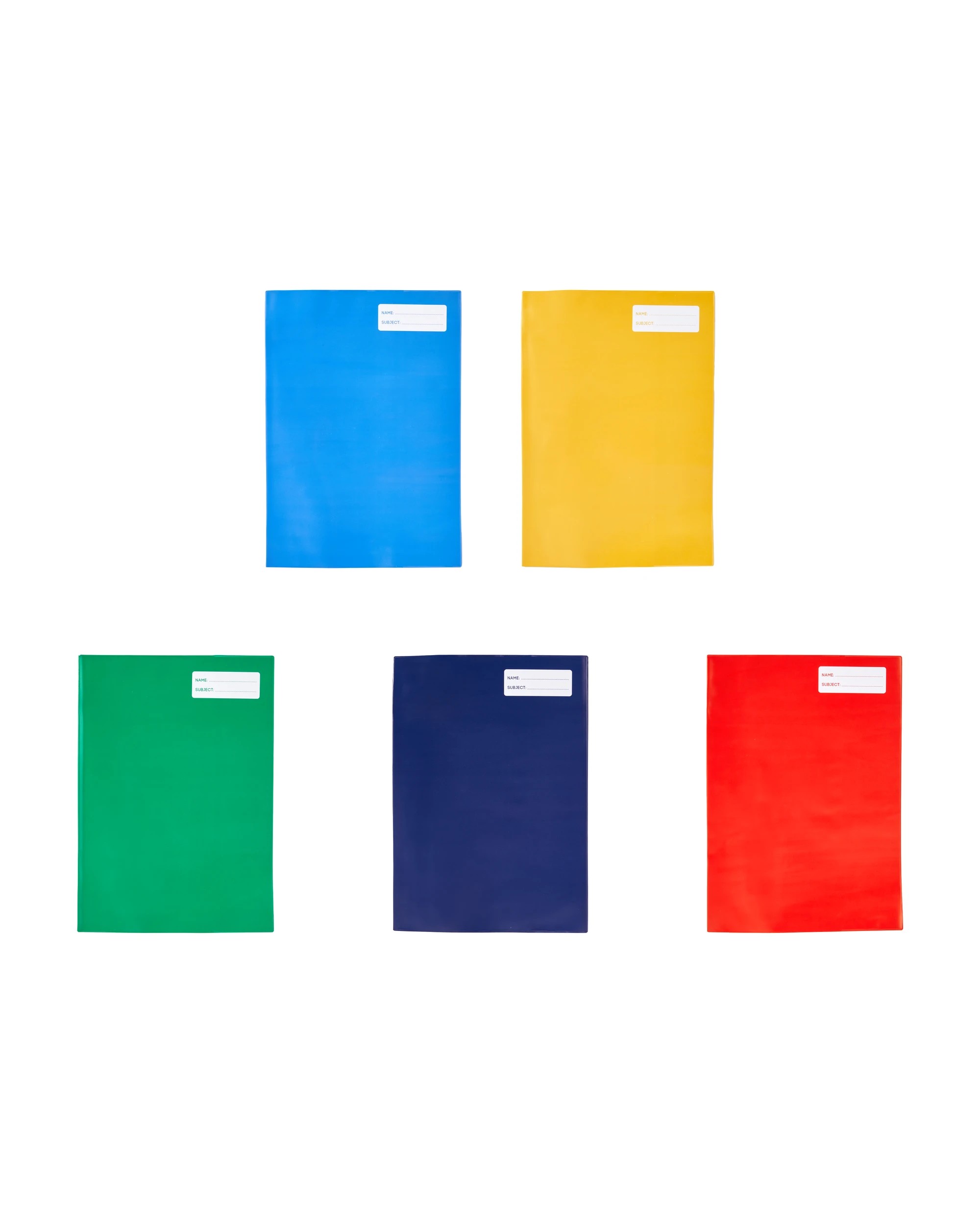 1 A4 5 Pack Book Sleeve - Bright, 1 of 5