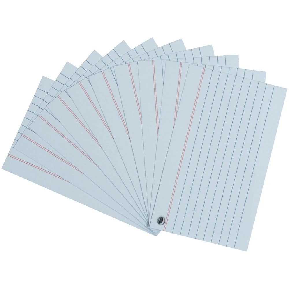 6 Studymate Study Cards Pastel Blue 50 Sheets, 6 of 9