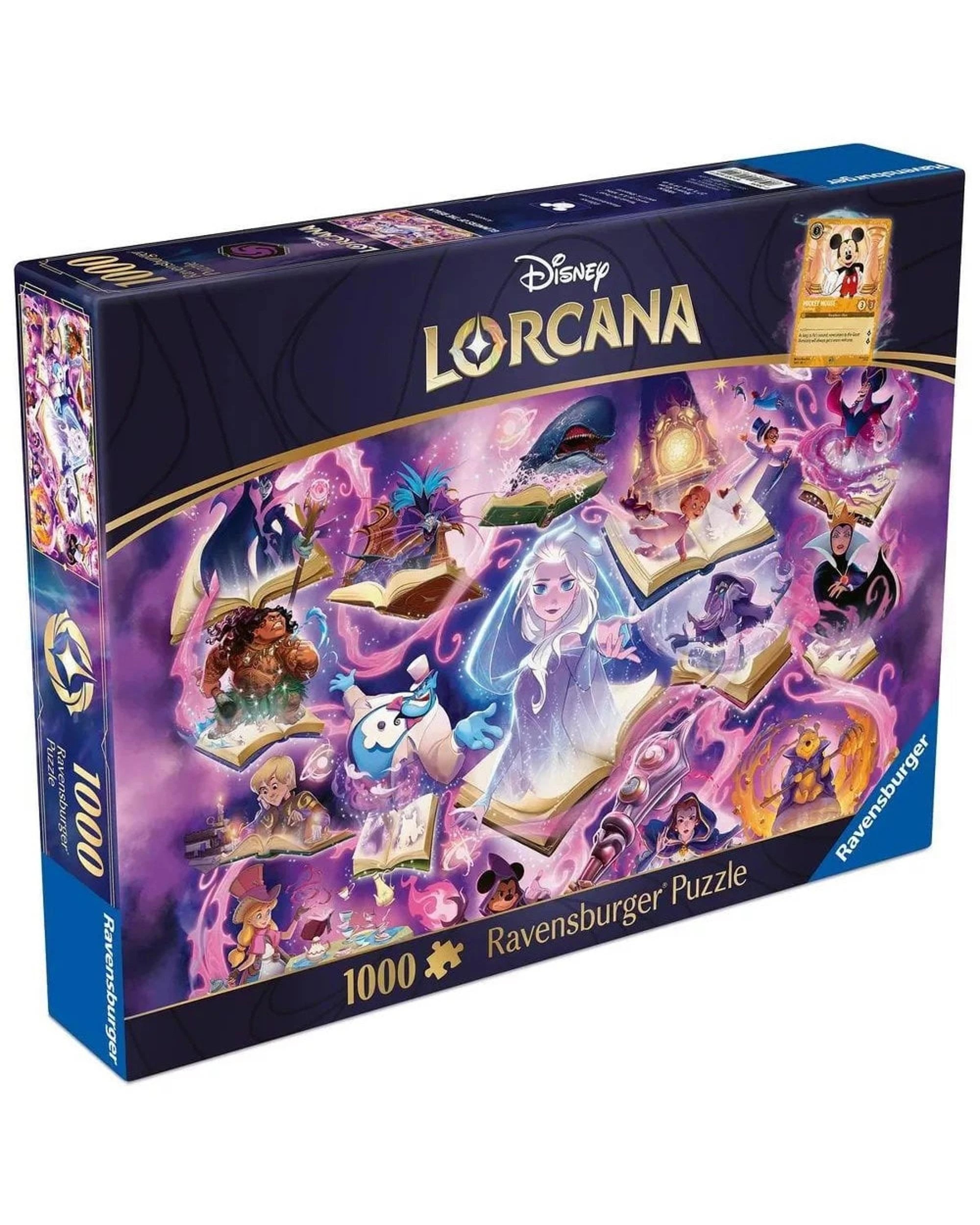 1 Ravensburger Disney Lorcana Glimmers of the Realm Amethyst 1000 Piece Puzzle, 1 of 4