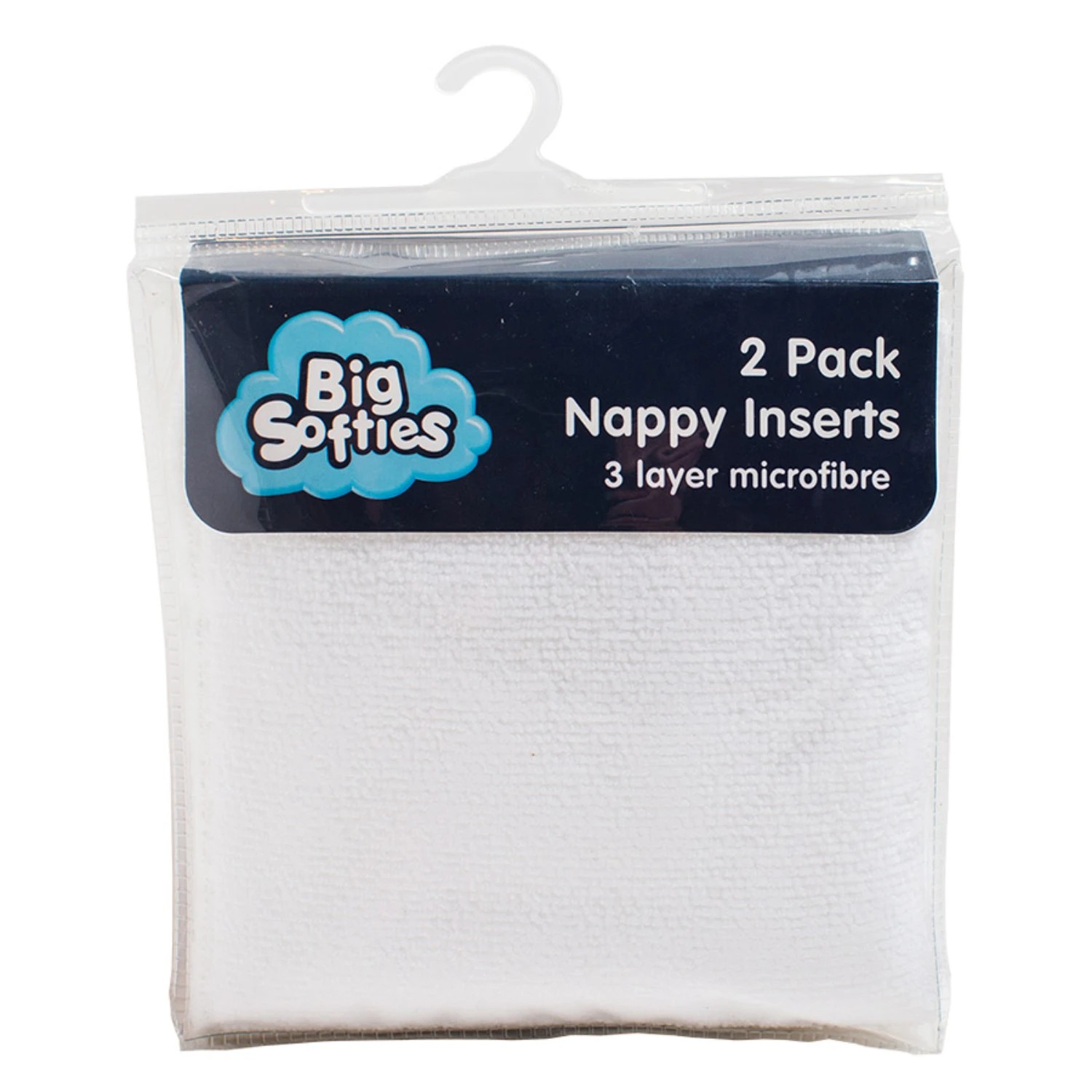 1 Big Softies 2 Pack Nappy Inserts, 1 of 2