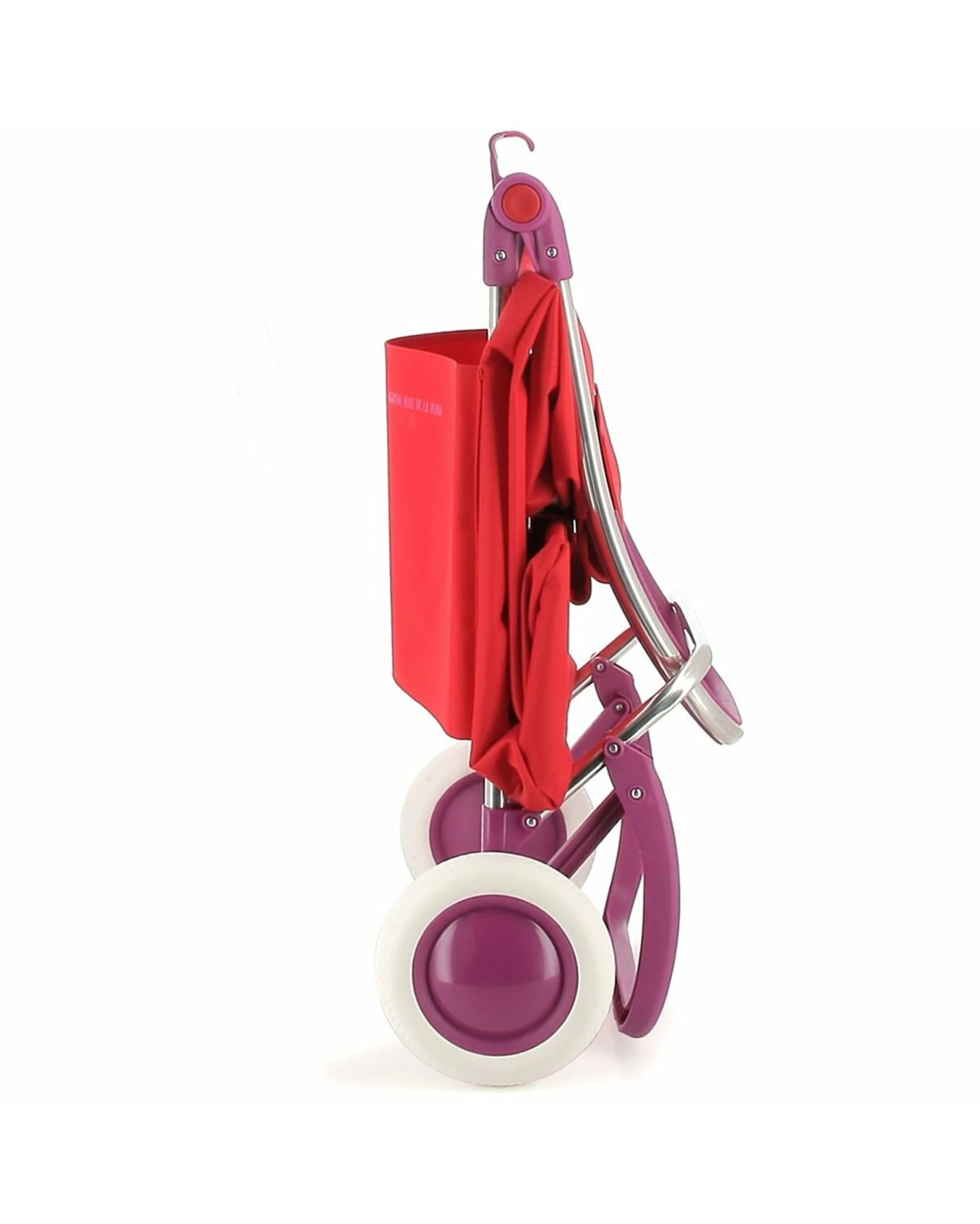 5 Rolser Serrella LN Agatha Ruiz de la Prada 2 Wheel Foldable Trolley Heart Red, 5 of 5