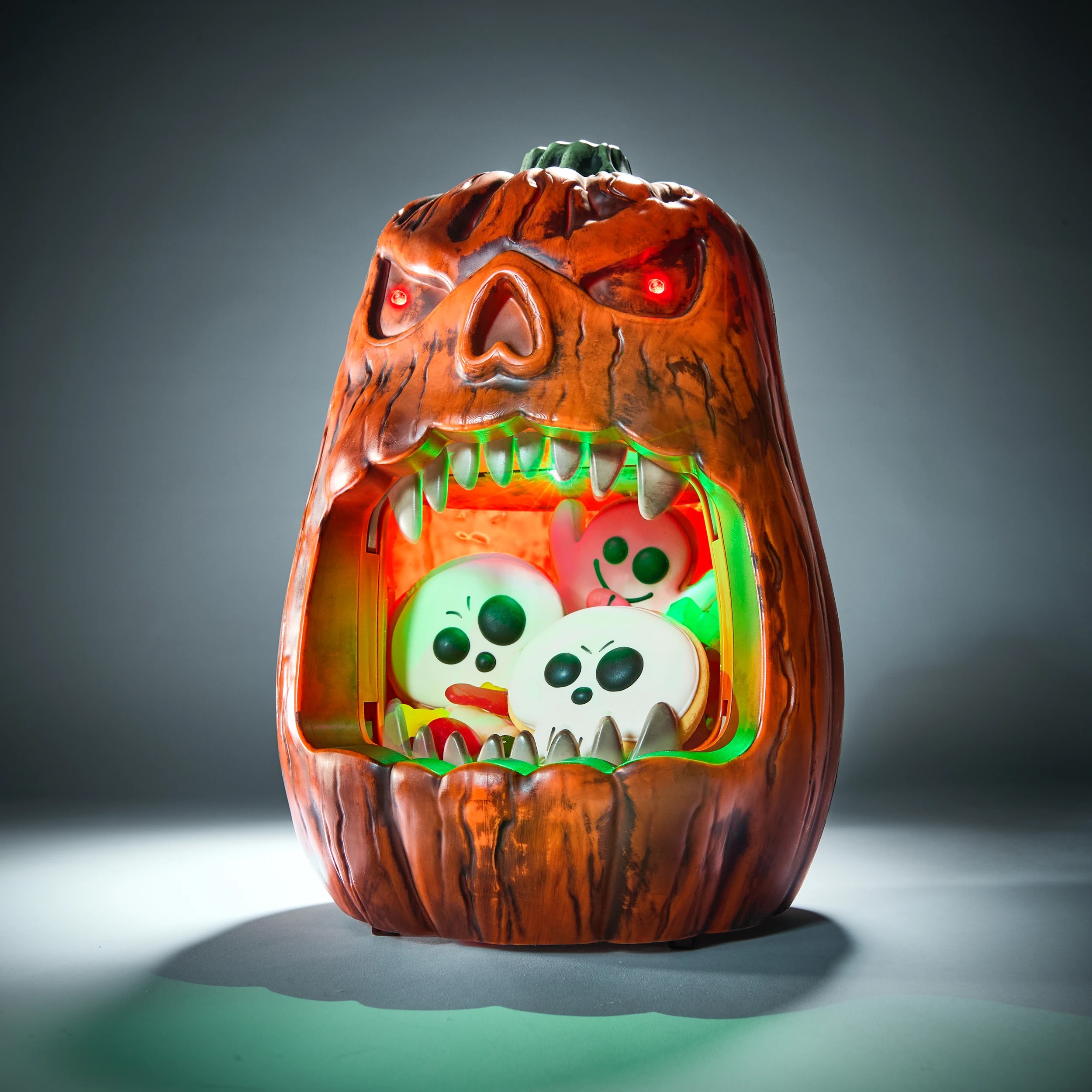 1 Animated Pumpkin Candy Bowl, 1 of 8