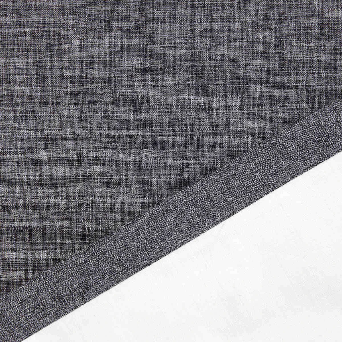 7 Monaco Double Width Eyelet Block Out Curtain - Pepper, 7 of 8
