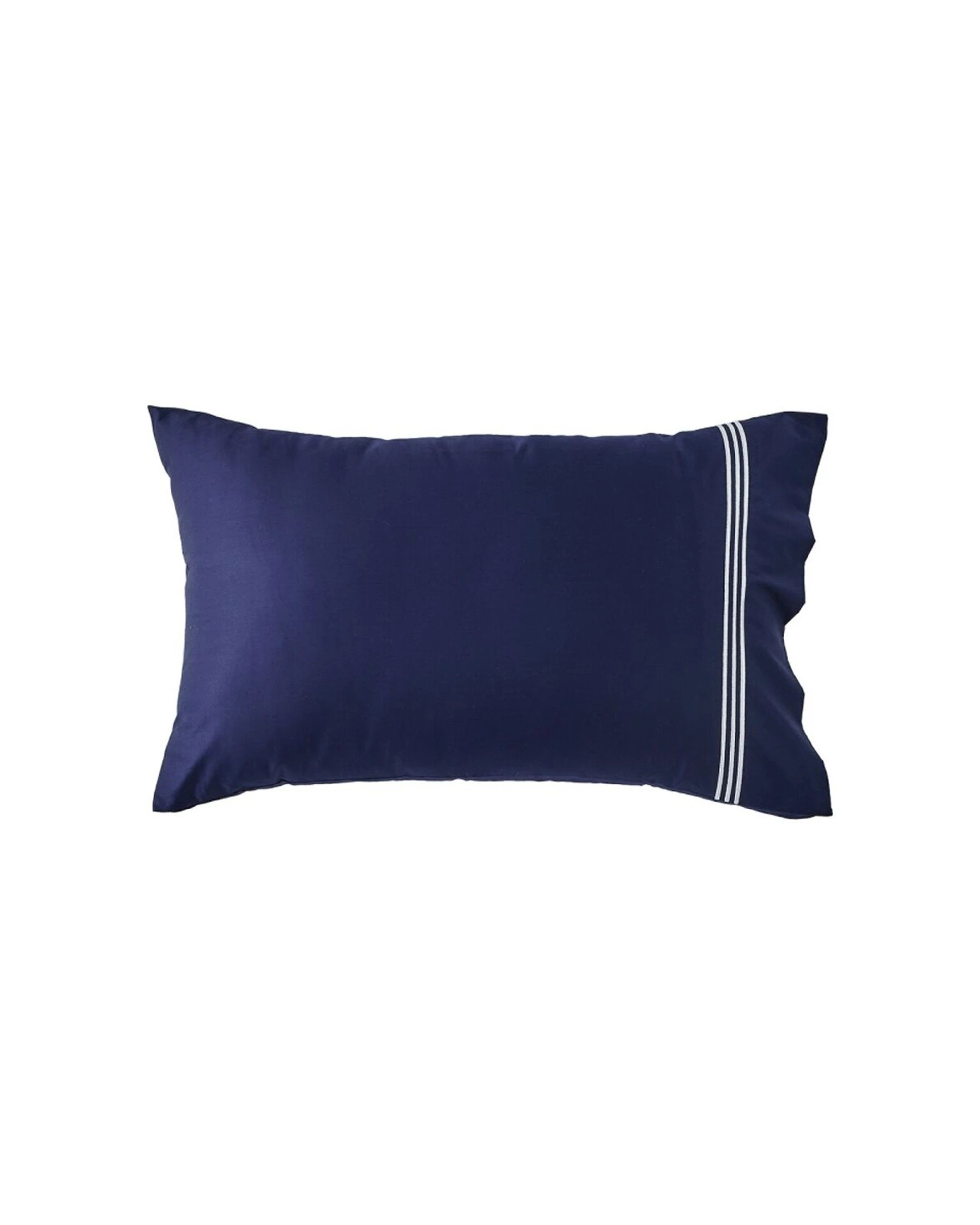 3 Grosvenor House 2x 2pc 500TC Hotel Embroidered Standard Pillowcases - Blue, 3 of 3