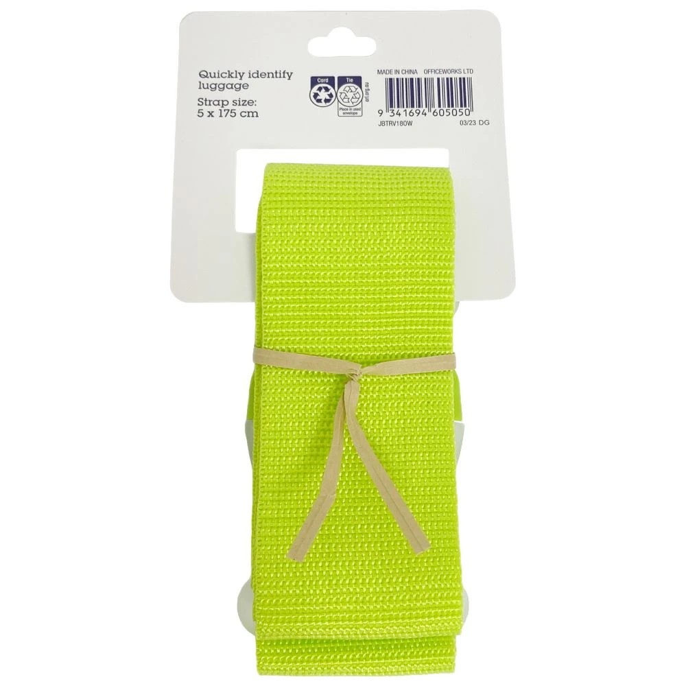 2 J.Burrows Luggage Strap Green, 2 of 2