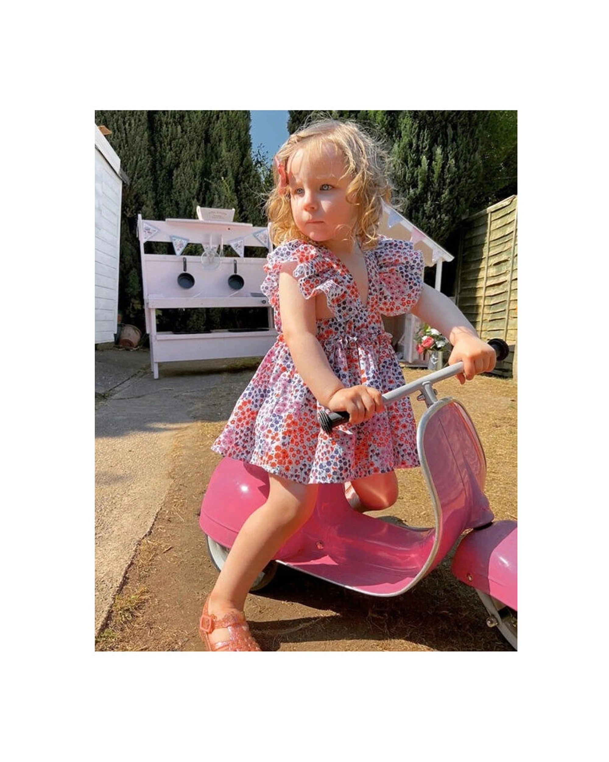 5 Ambosstoys Primo Ride-On Toy Kids Scooter Metal Self-Propelled 3-Wheel - Pink, 5 of 5