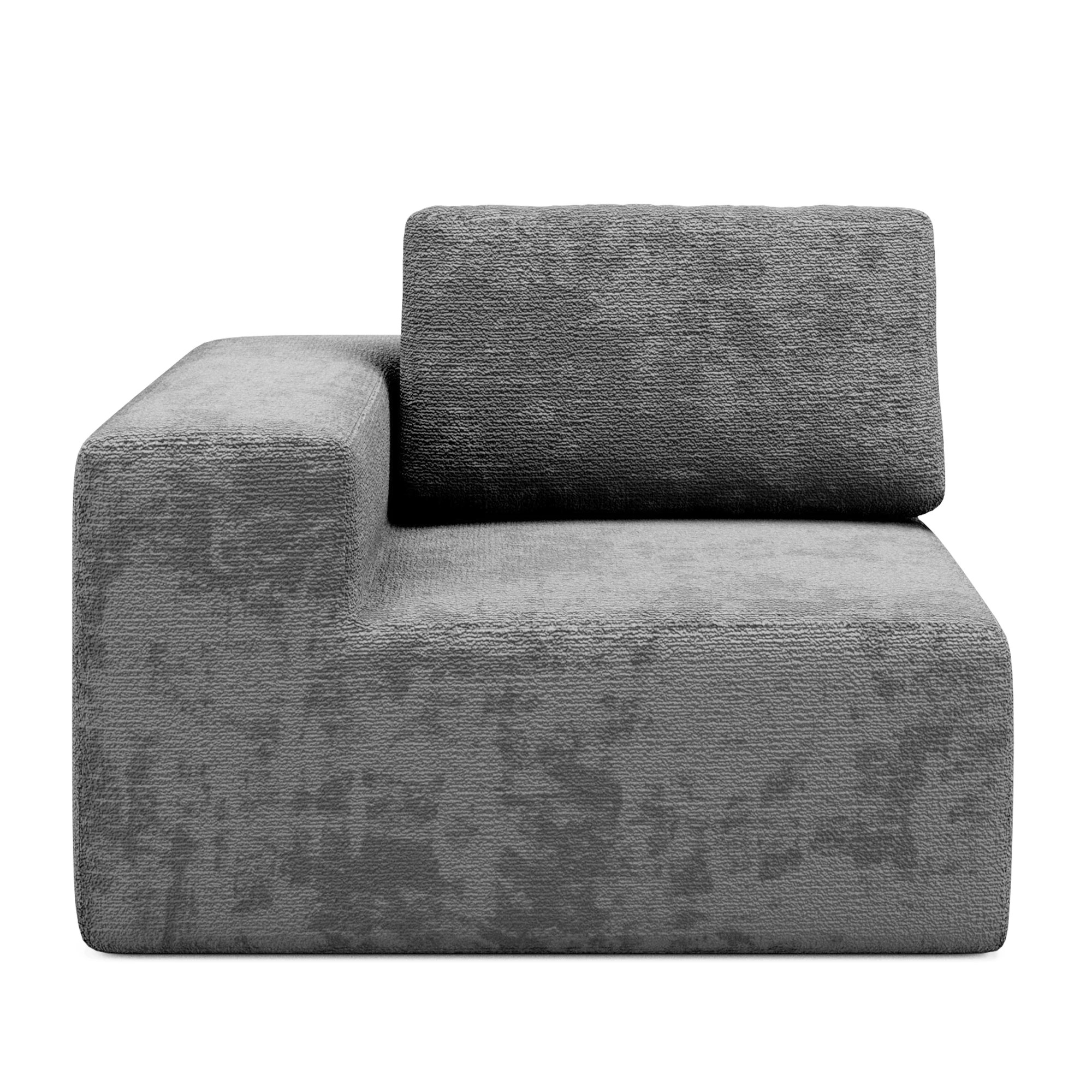 4 Advwin 340cm 4 Seater Sofa Modern Modular Sectional Couch No Assembly- Grey, 4 of 9