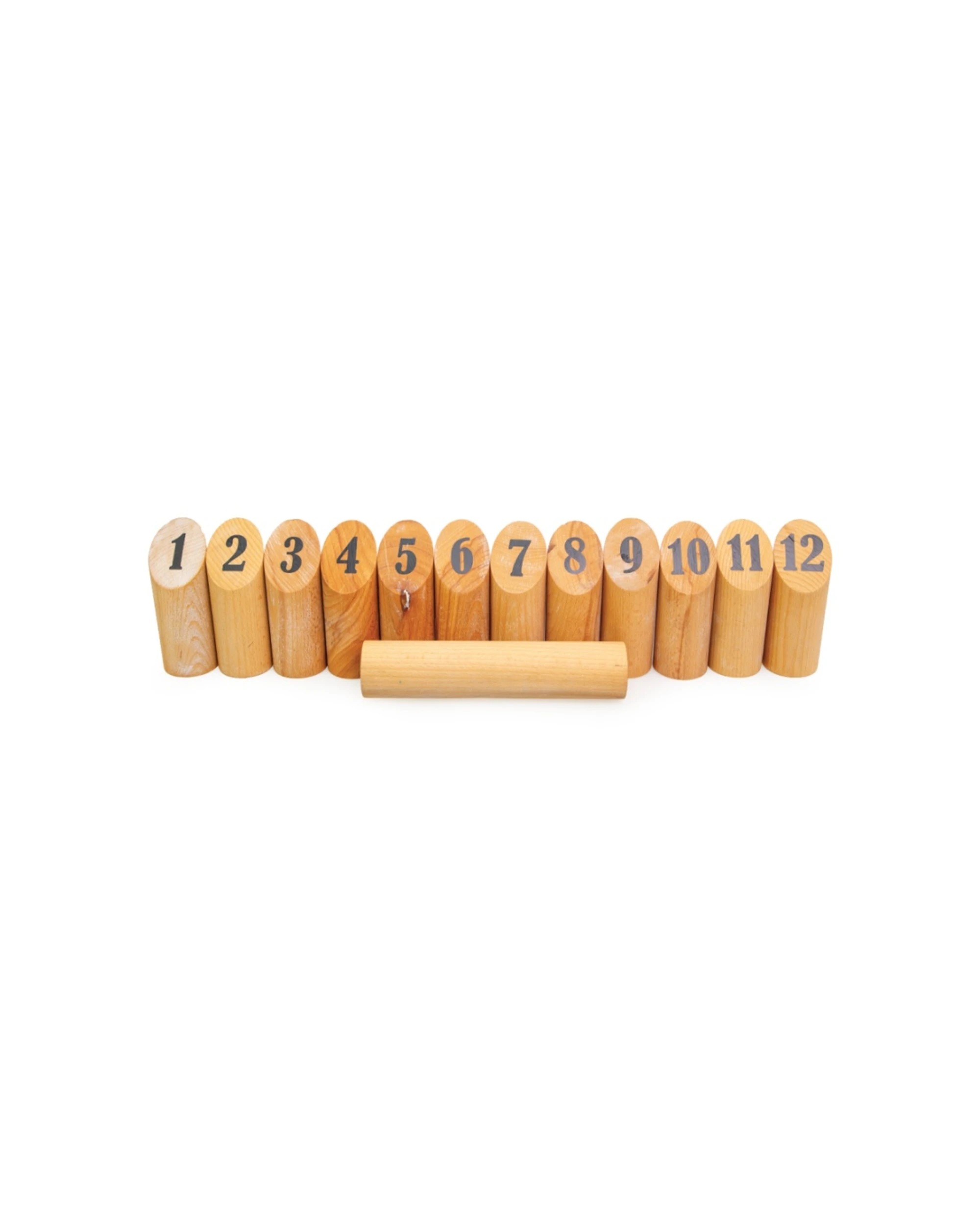 4 Victor Sports 13pc Scatter Outdoor Game Set 12 Pins 1 Throw Stick Pine Wood - Natural, 4 of 6