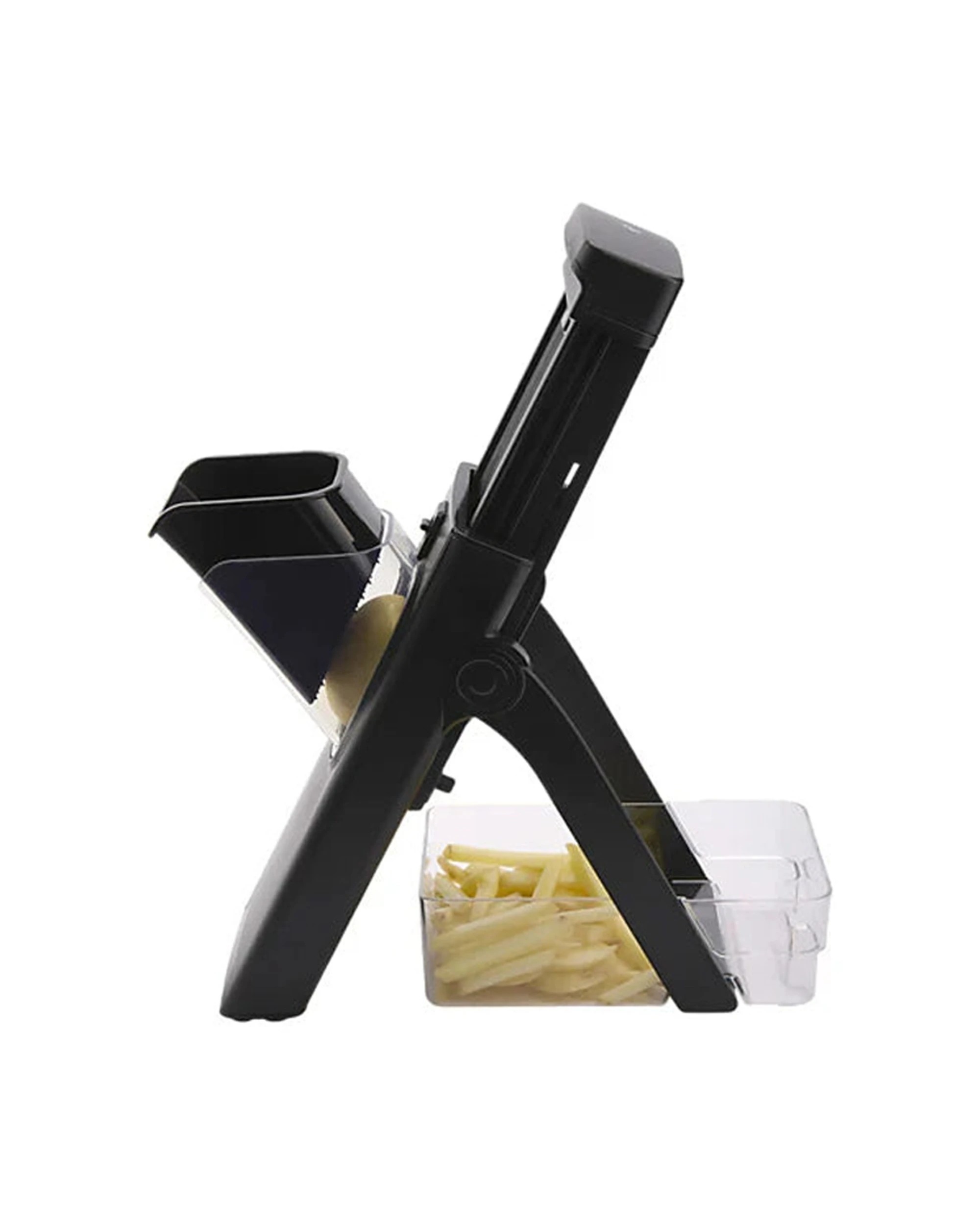 4 Maxwell And Williams Kitchencore Vertical Slicer 3 Blades Julienne 0.5-8mm - Black, 4 of 5