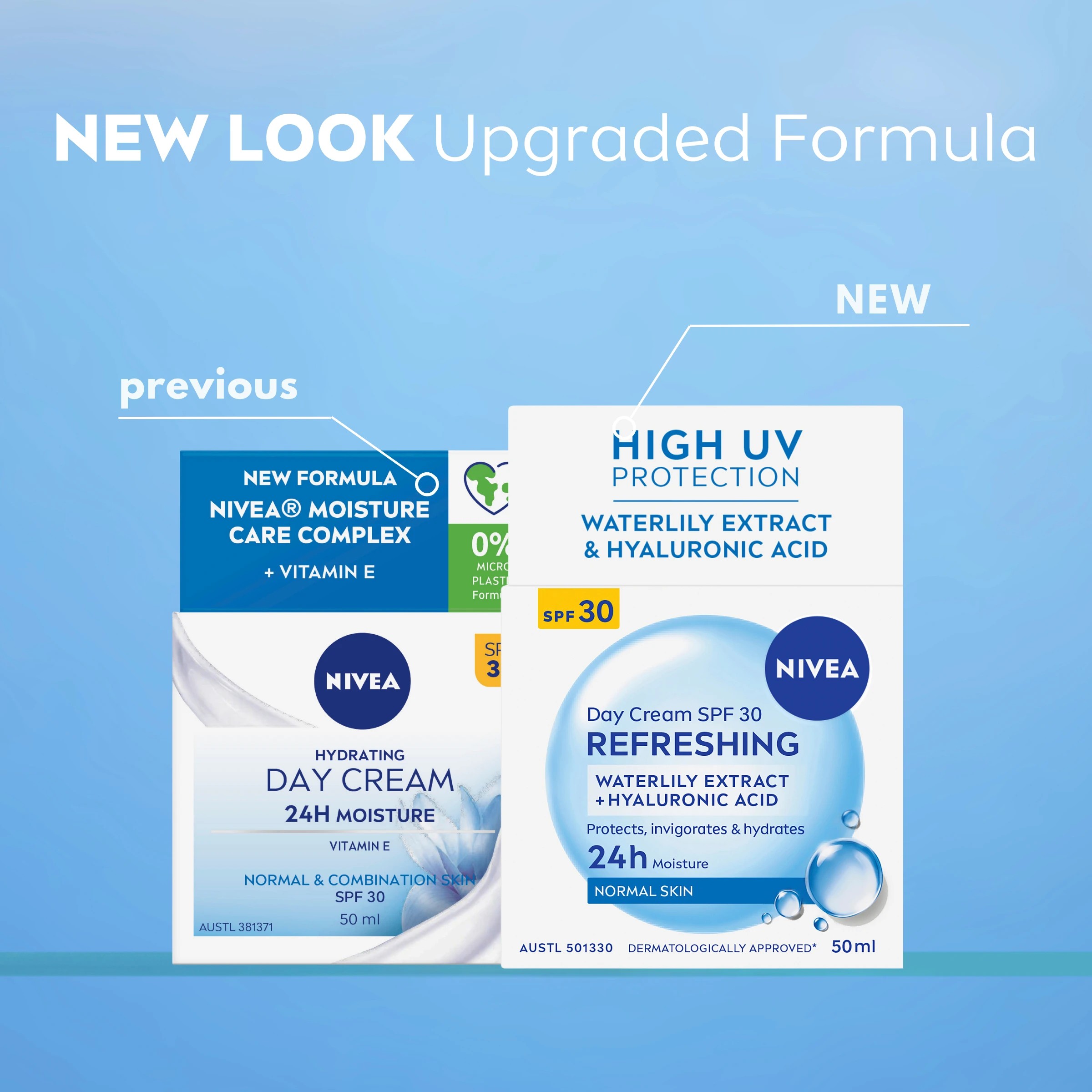 9 NIVEA Refreshing Day Cream SPF30 50ml - Waterlily Extract & Hyaluronic Acid, 9 of 10