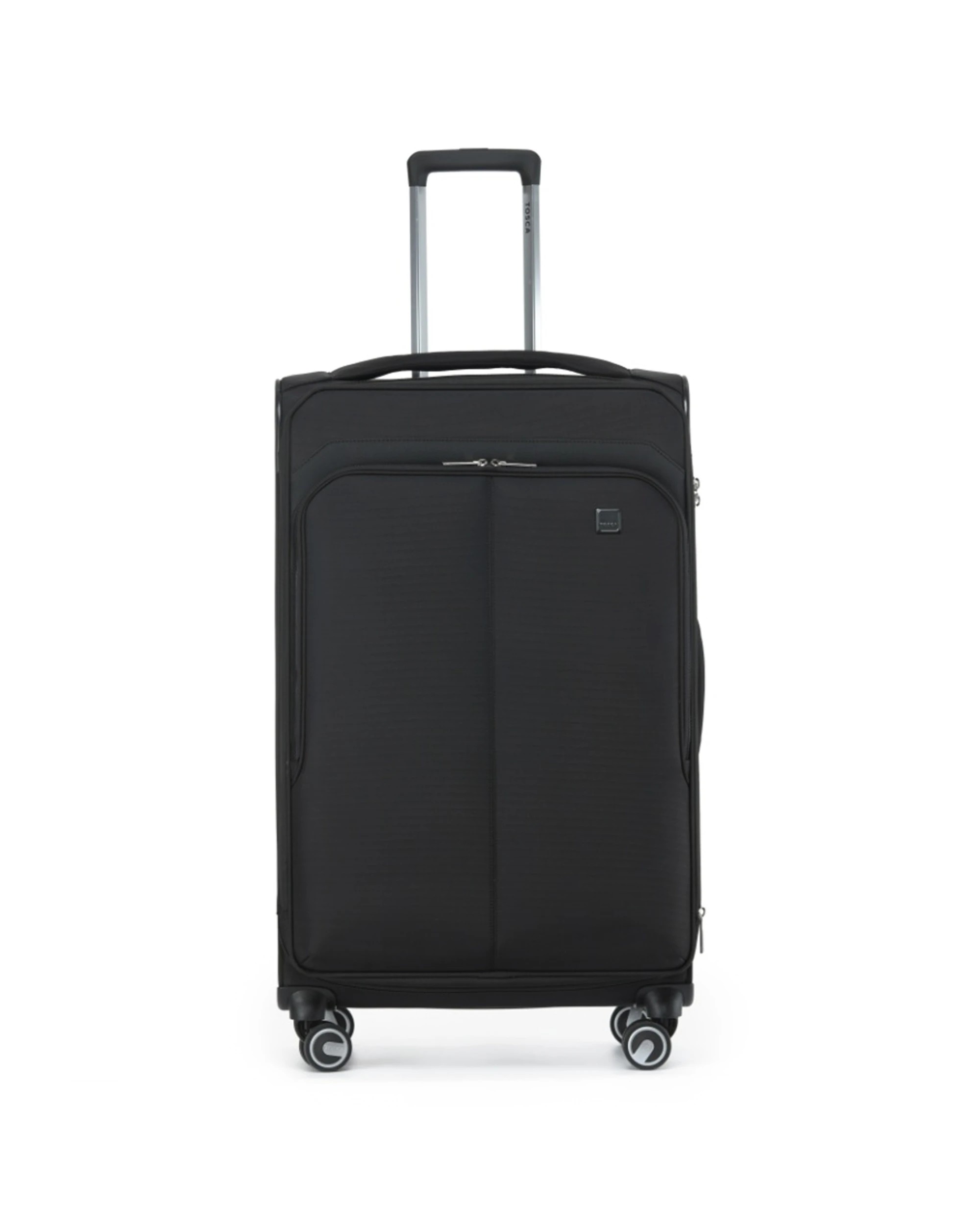 2 Tosca Grange Large Lockable Trolley Travel Suitcase Luggage 128L Expandable - Black, 2 of 3