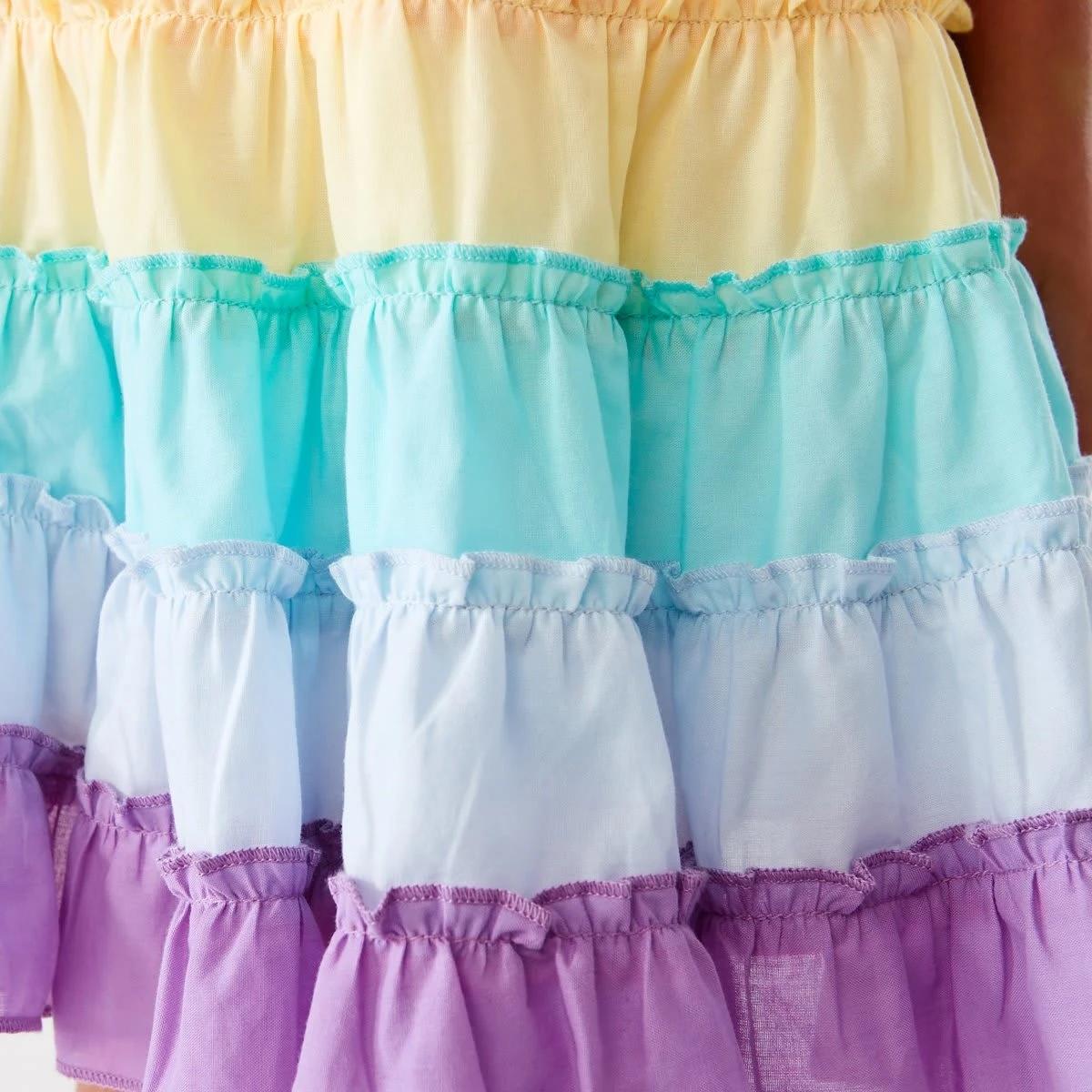 4 Tiered Skirt Multi, 4 of 8