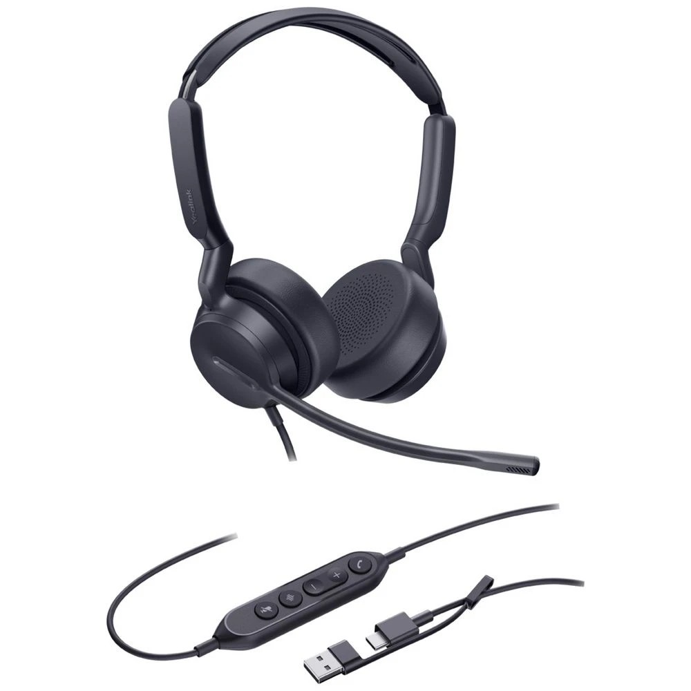 2 Yealink UH42 Dual Wired Headset Black, 2 of 4