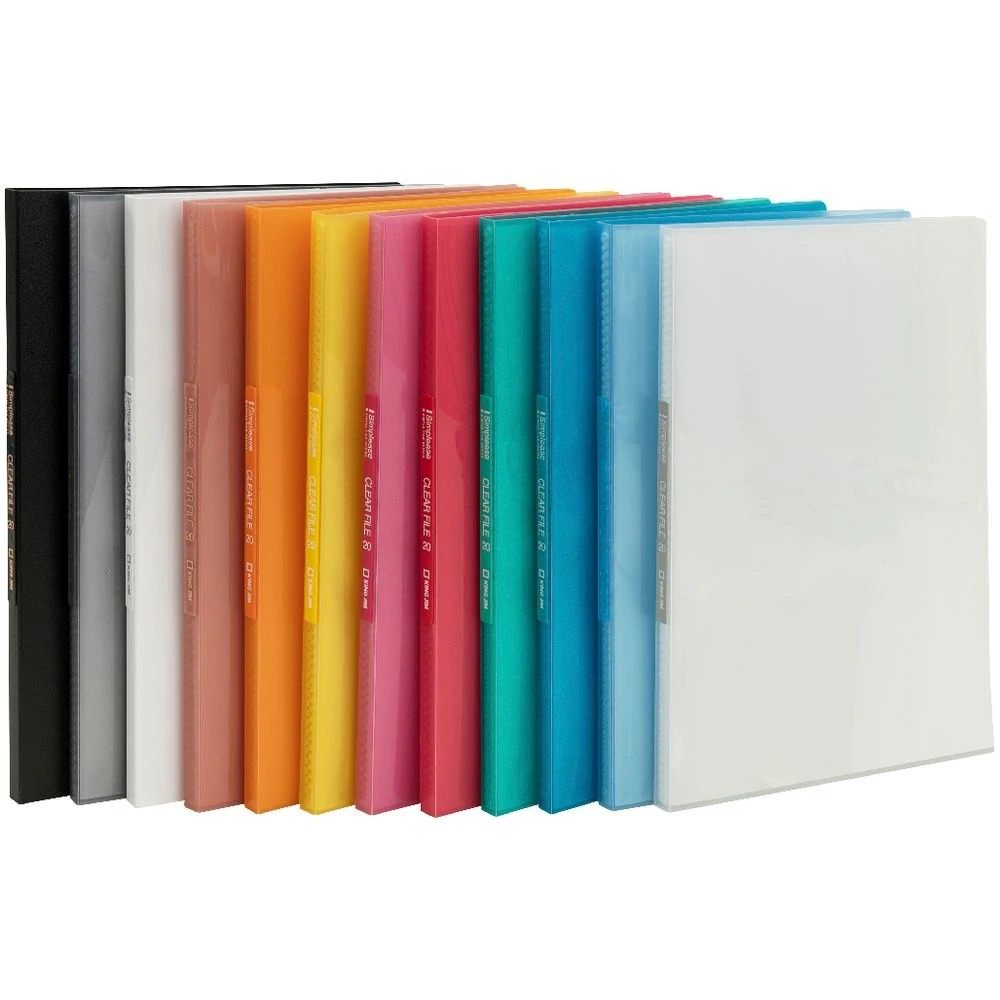 3 King Jim Fixed Display Book 20 Pockets Gloss Yellow, 3 of 3