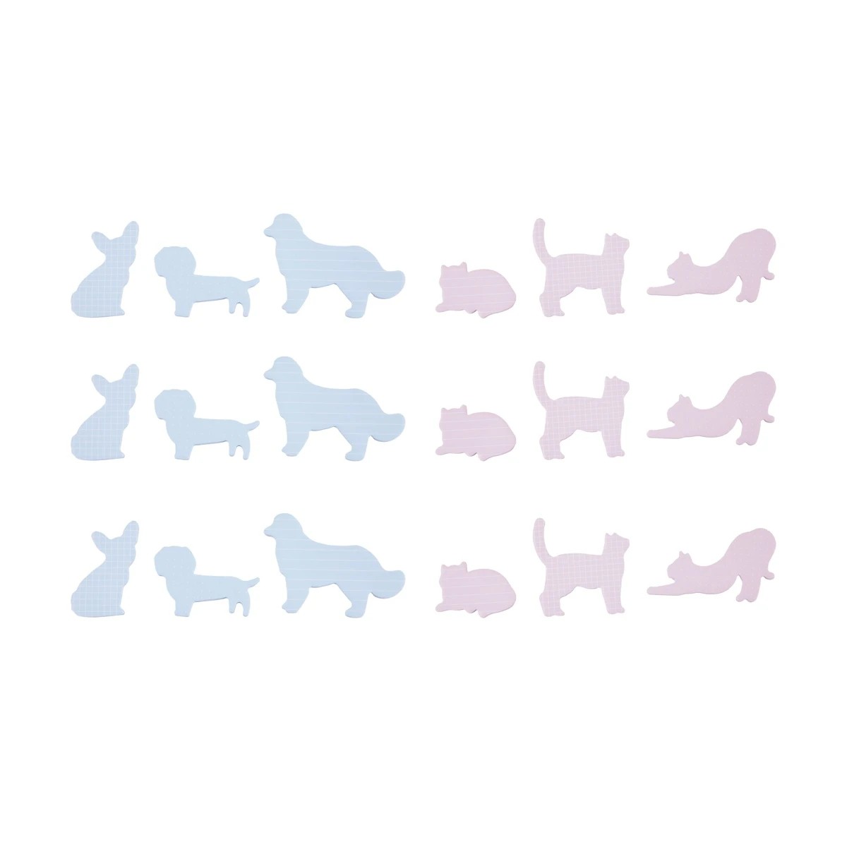 4 Cats/Dogs Sticky Notes - Assorted, 4 of 5