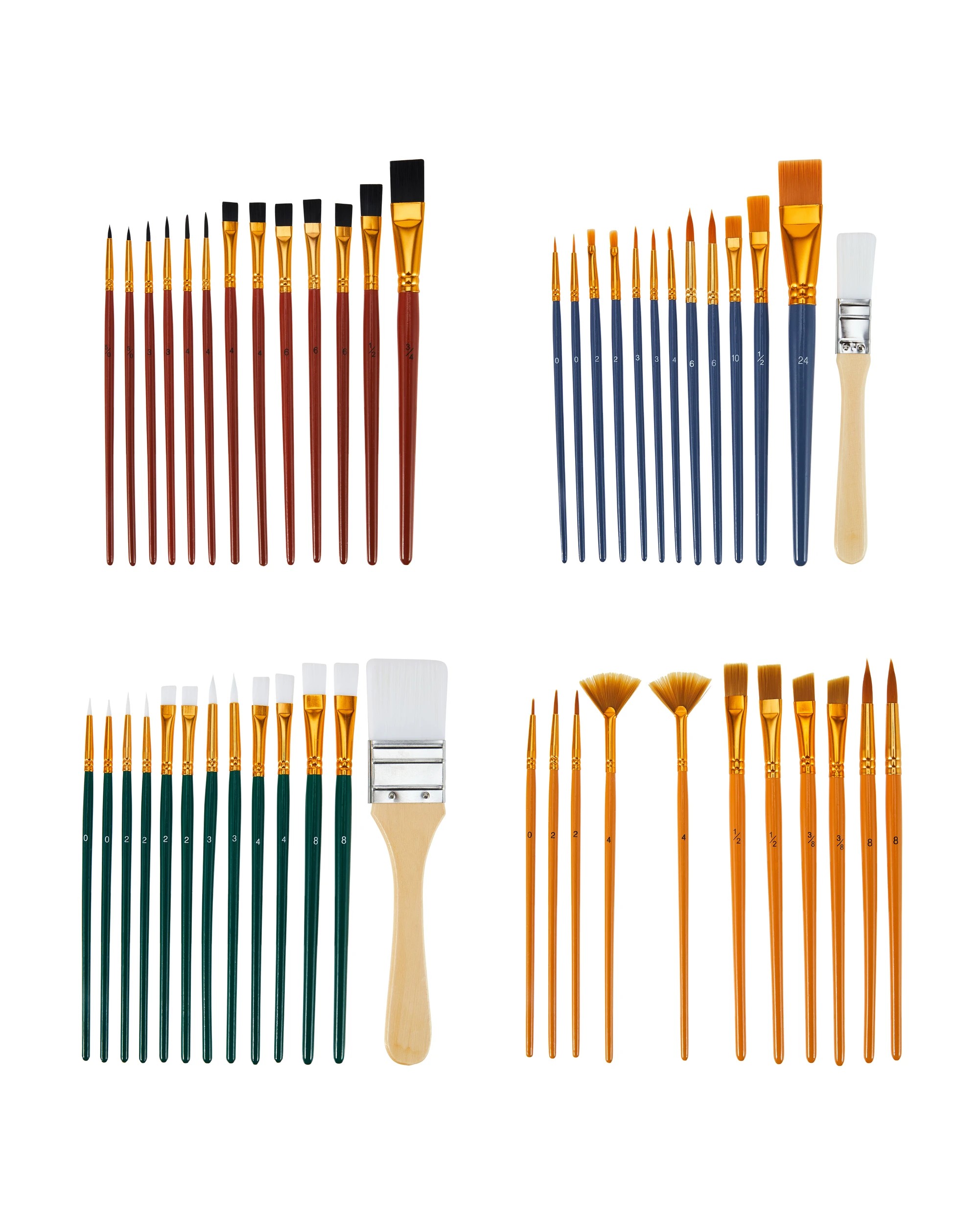 2 50 Piece Paint Brush Set, 2 of 4