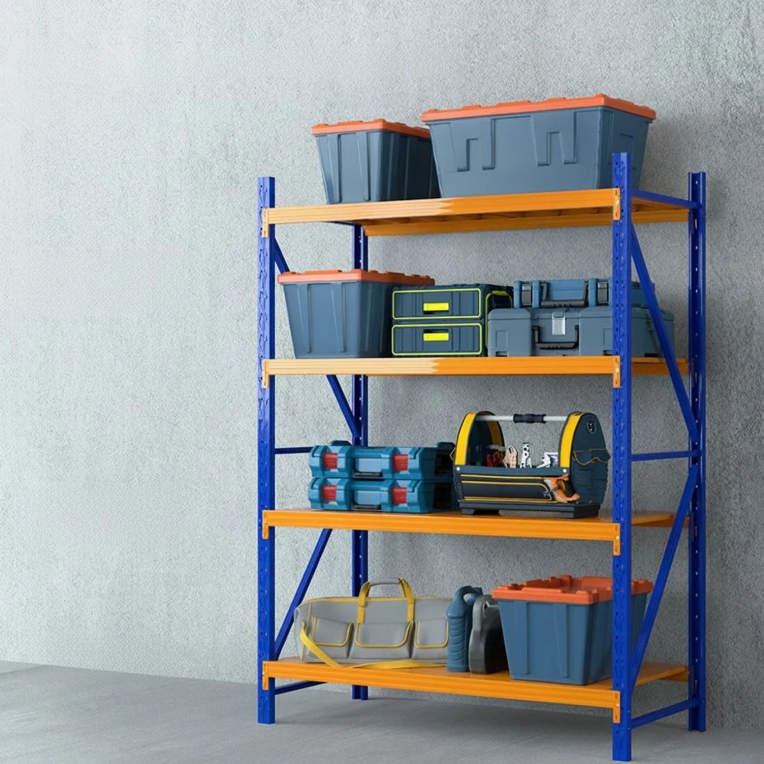 Giantz 2Mx1.5M Warehouse Shelving Garage Rack - Multi - Kmart