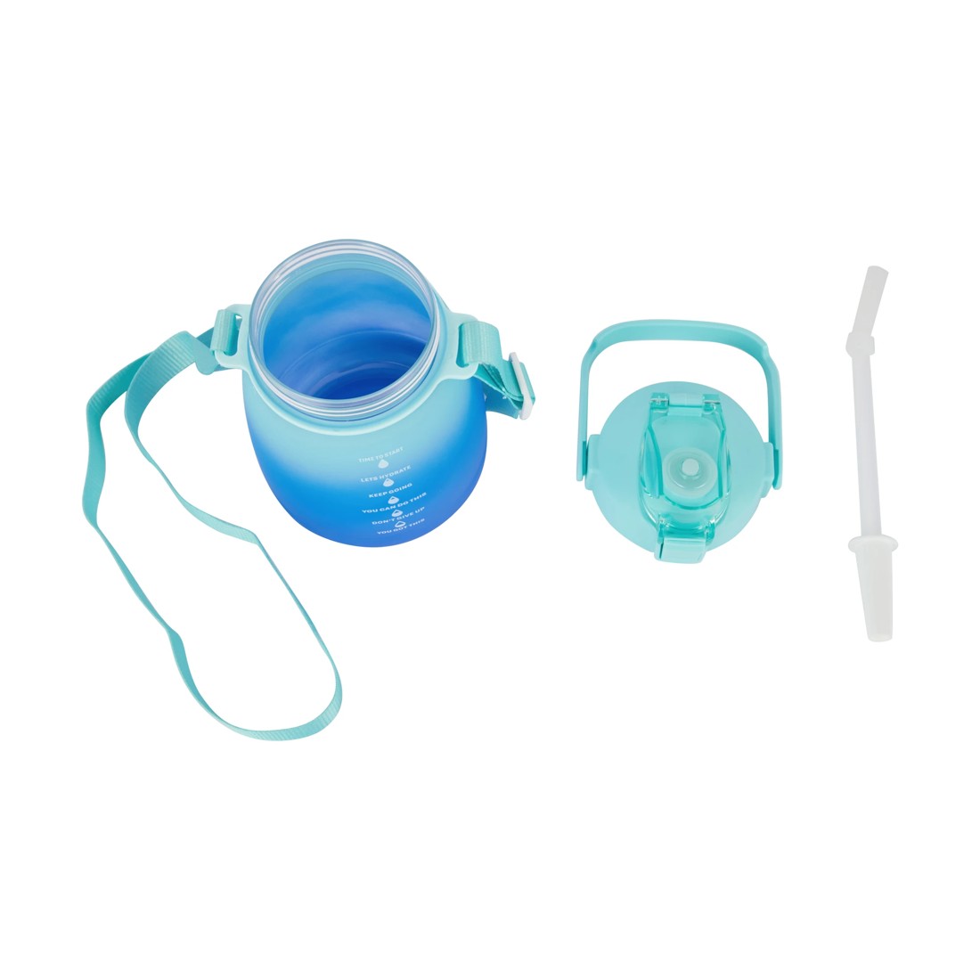 5 1.1L Blue Intake Drink Bottle with Handle, 5 of 6