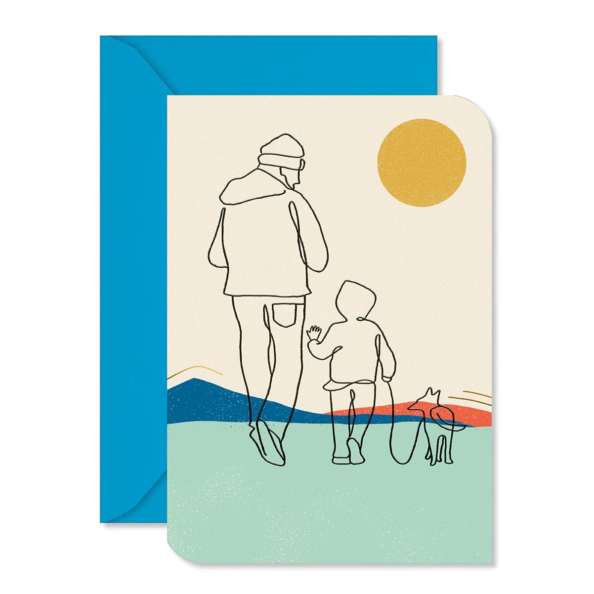 1 Hallmark Father's Day Card - Figure Outlines, 1 of 3