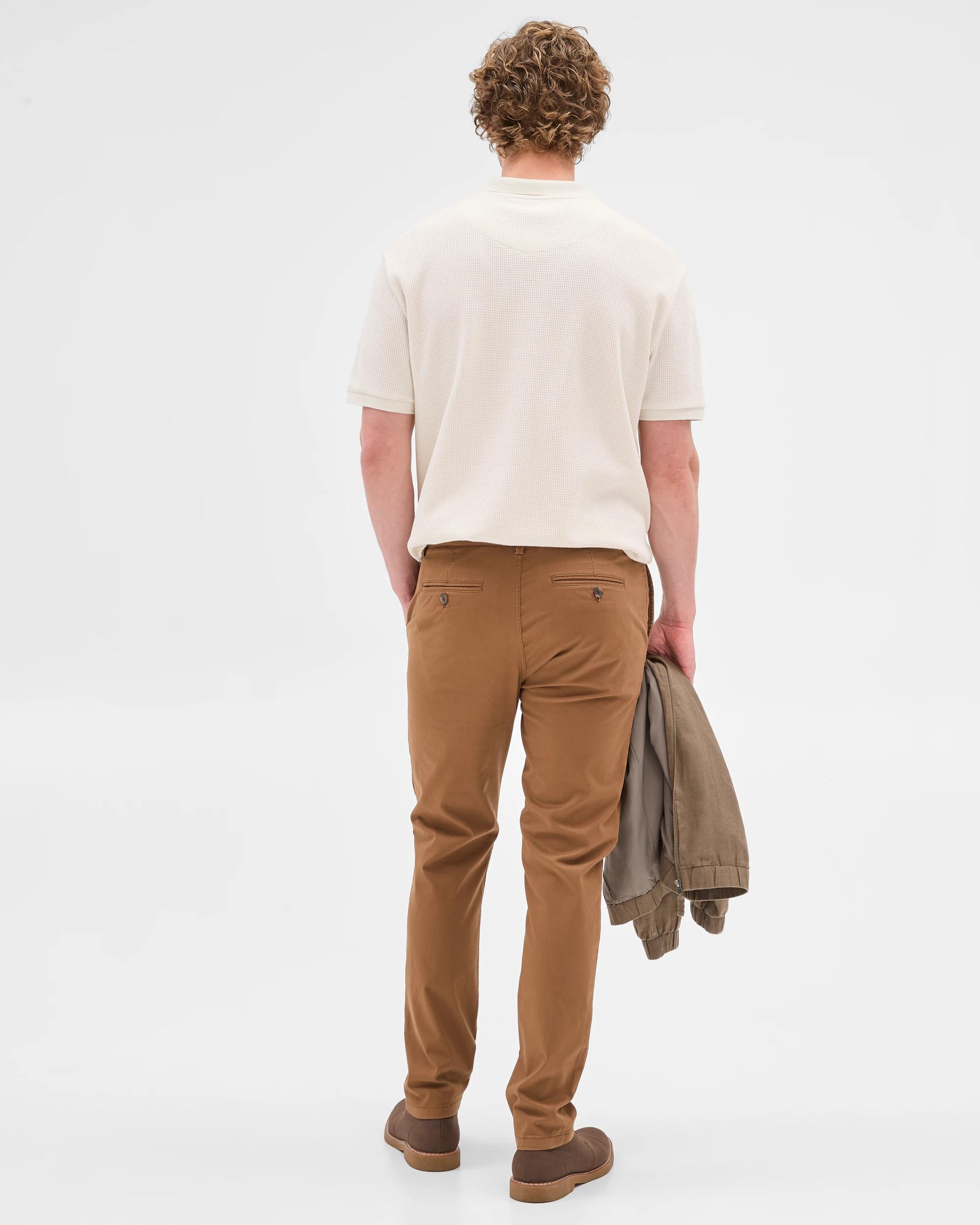 4 Target Australian Cotton Slim Chino Pants SEPIA, 4 of 9