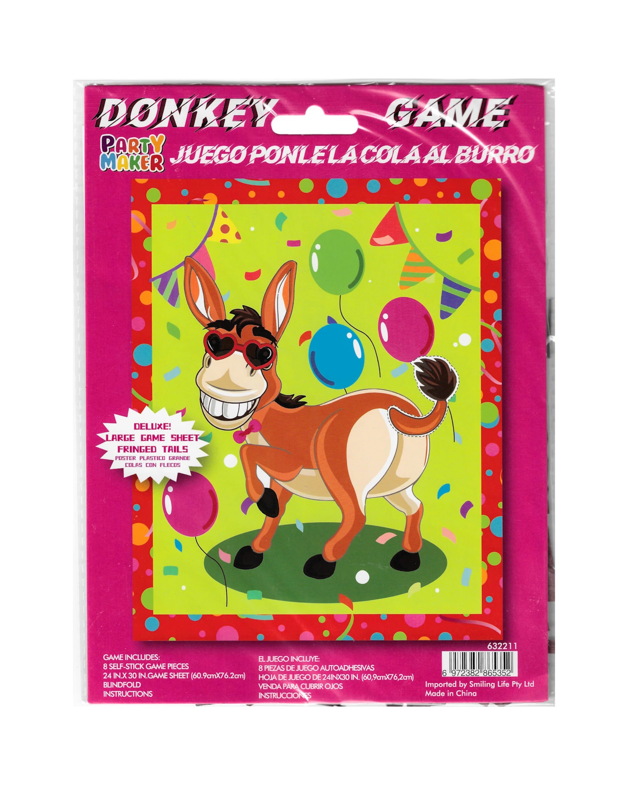 3 Party Maker Pin the Tail On The Donkey Party Game - Multi, 3 of 3