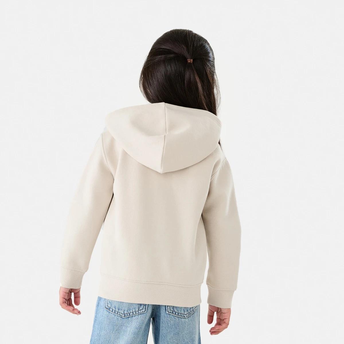 3 Zip Through Hoodie Crm Beige, 3 of 10
