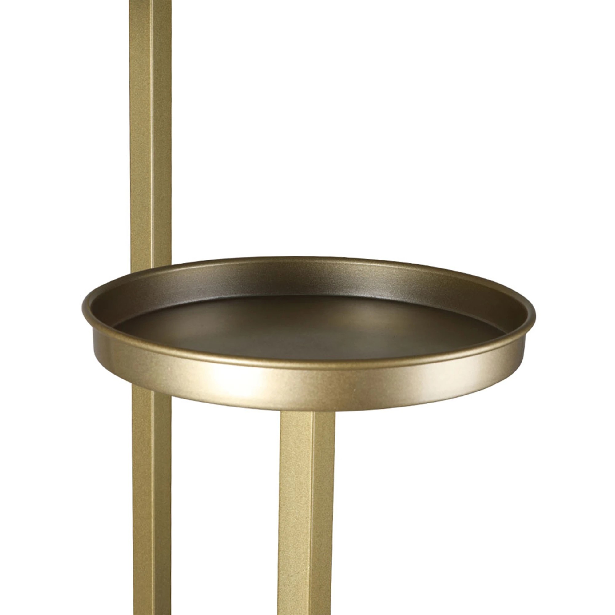 4 Levede L Size Metal Plant Stand - Gold, 4 of 9