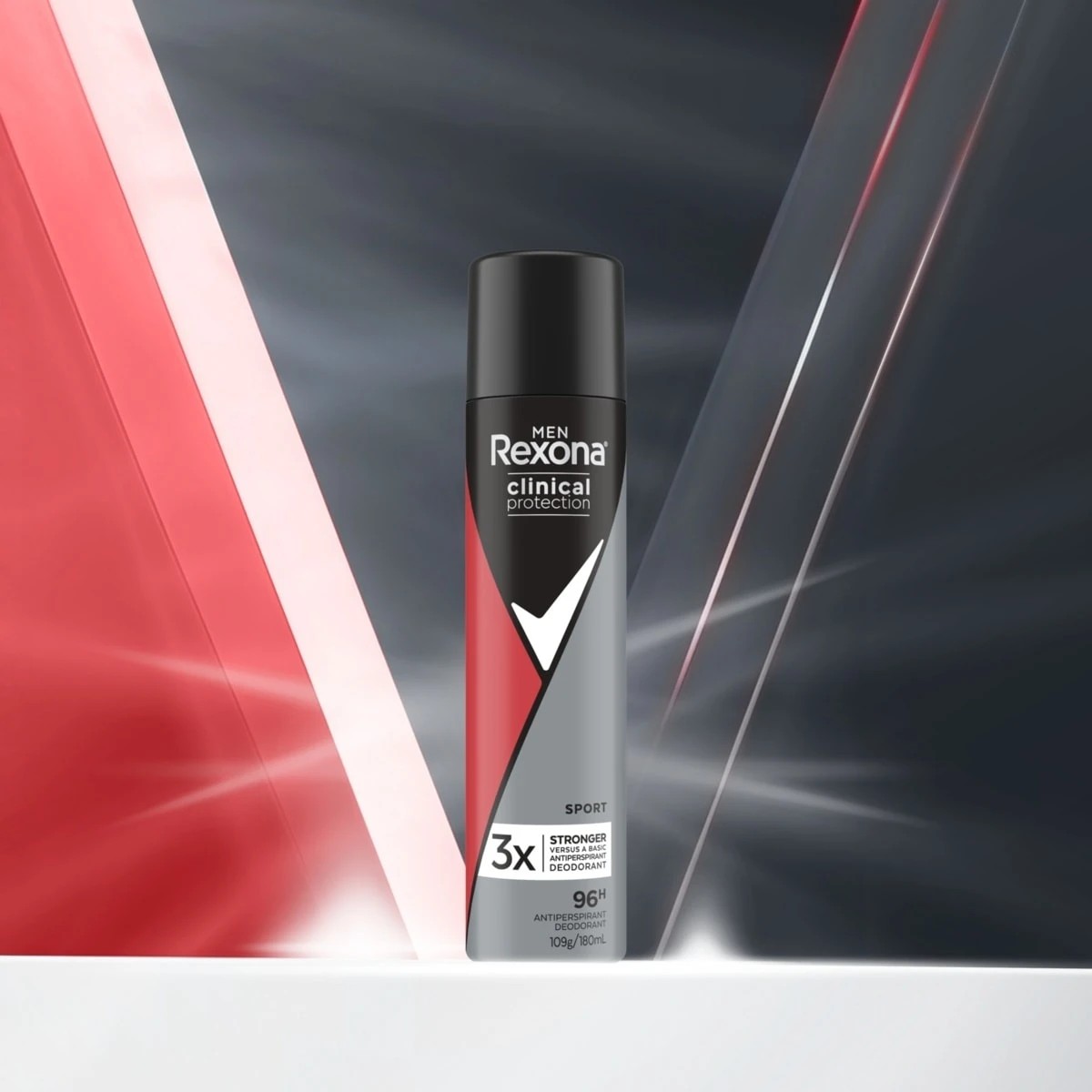 2 Rexona Men Clinical Protection Sport 96H Antiperspirant Deodorant 180ml, 2 of 7