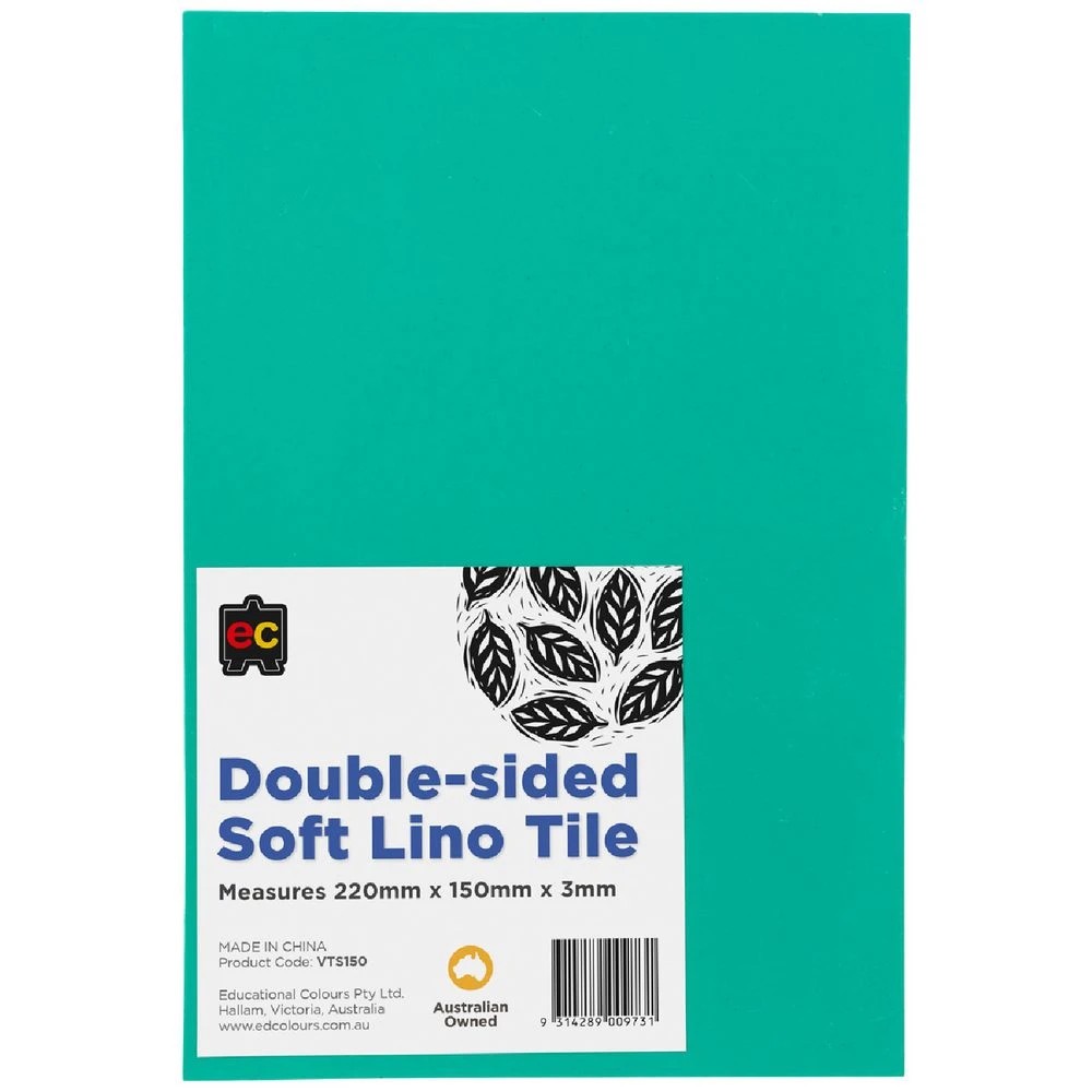 1 Educational Colours Vinyl Tile 220 x 150mm Green, 1 of 1