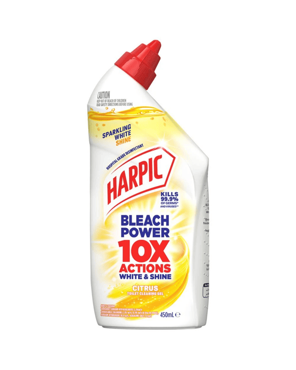 Harpic White and Shine Ultimate Bleach Power Citrus 450ml